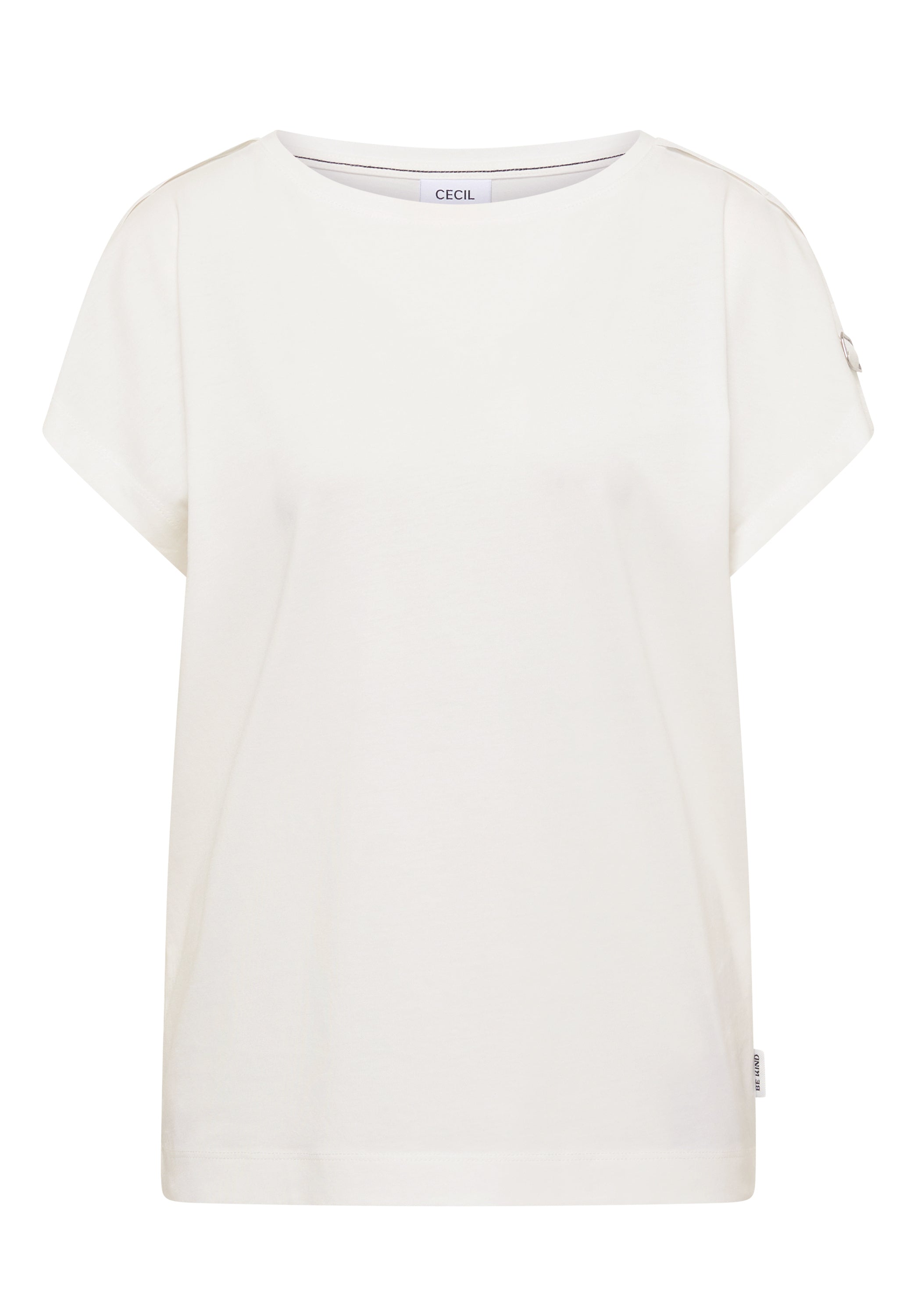Kurzarm Shirt mit Schnallendetail