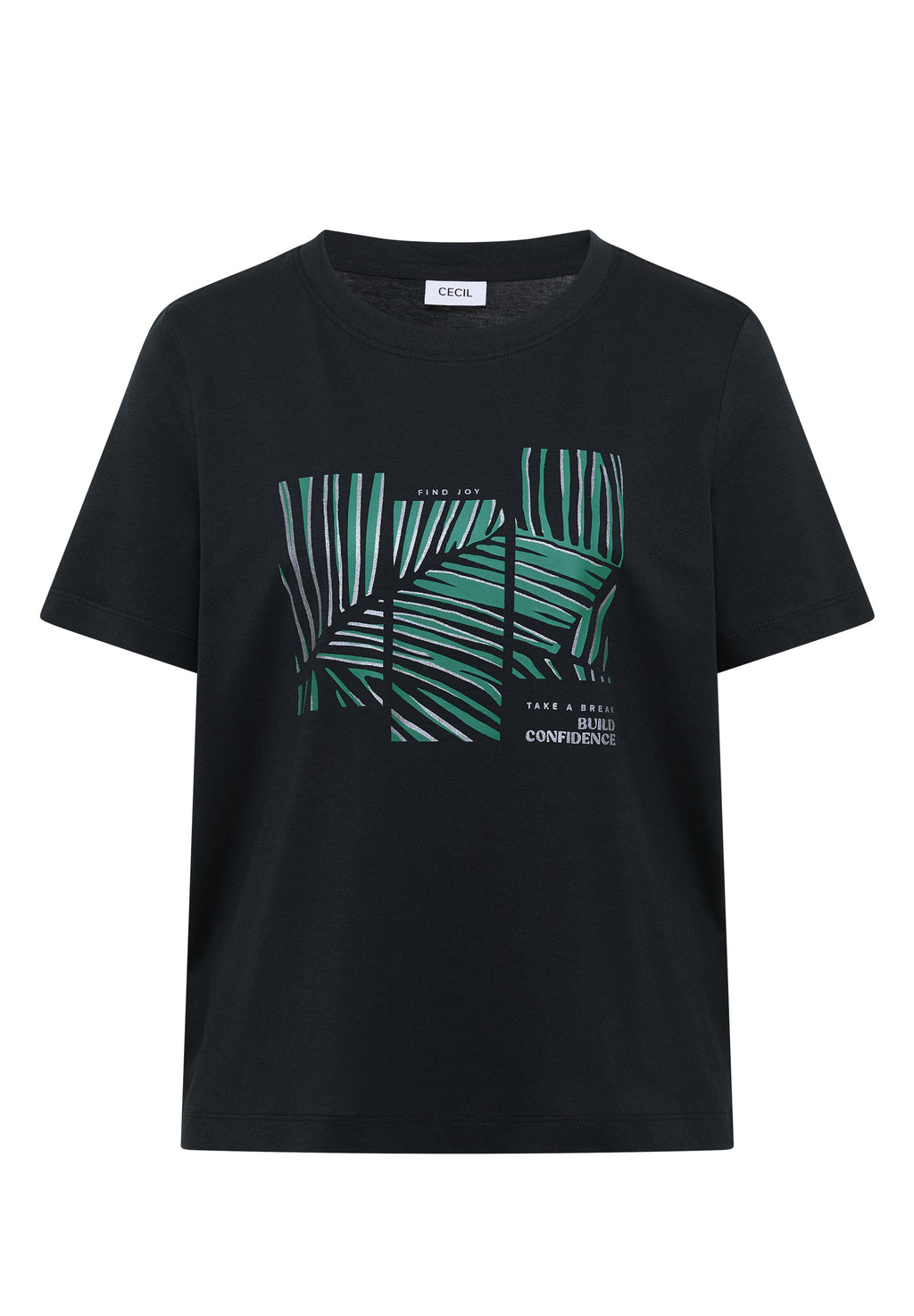 T-Shirt mit Rundhals und Artwork