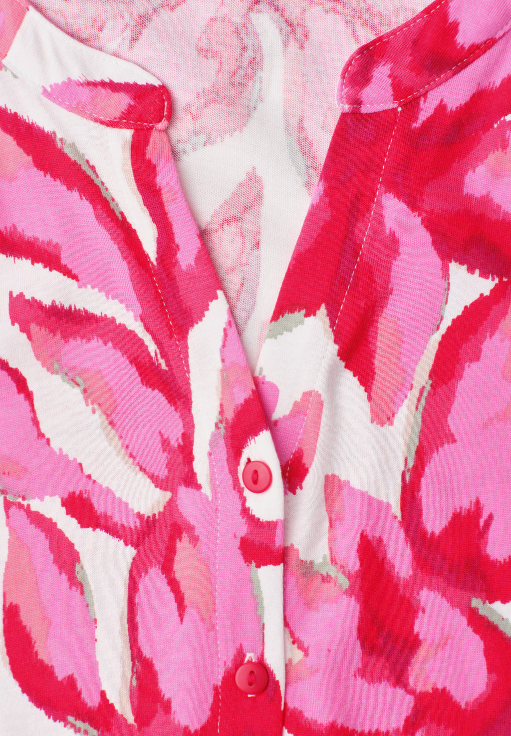 Shirt mit Knopfleiste und Print