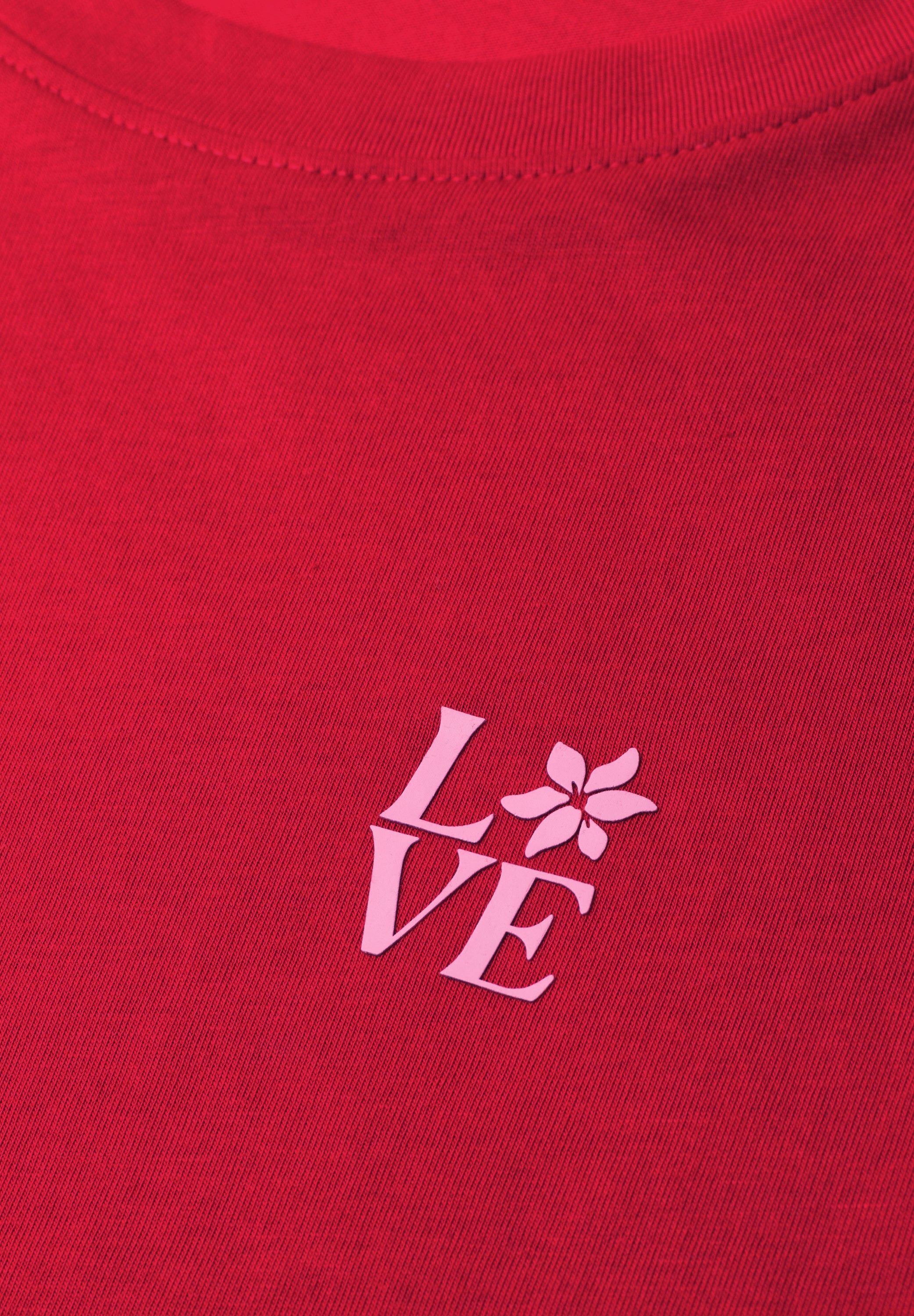 T-Shirt mit Rundhals und Printdetail