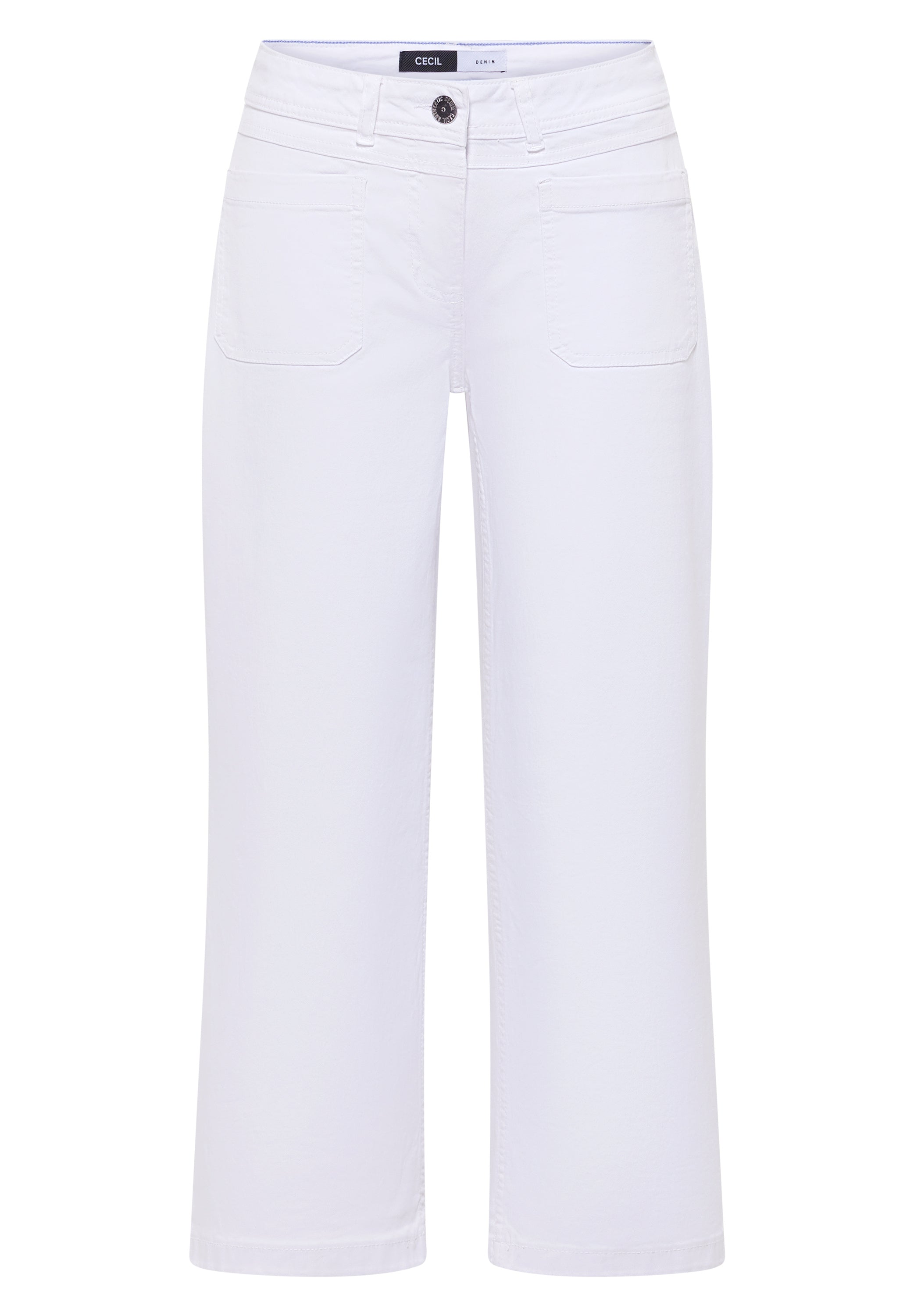 Wide Leg Jeans mit Patch Pockets