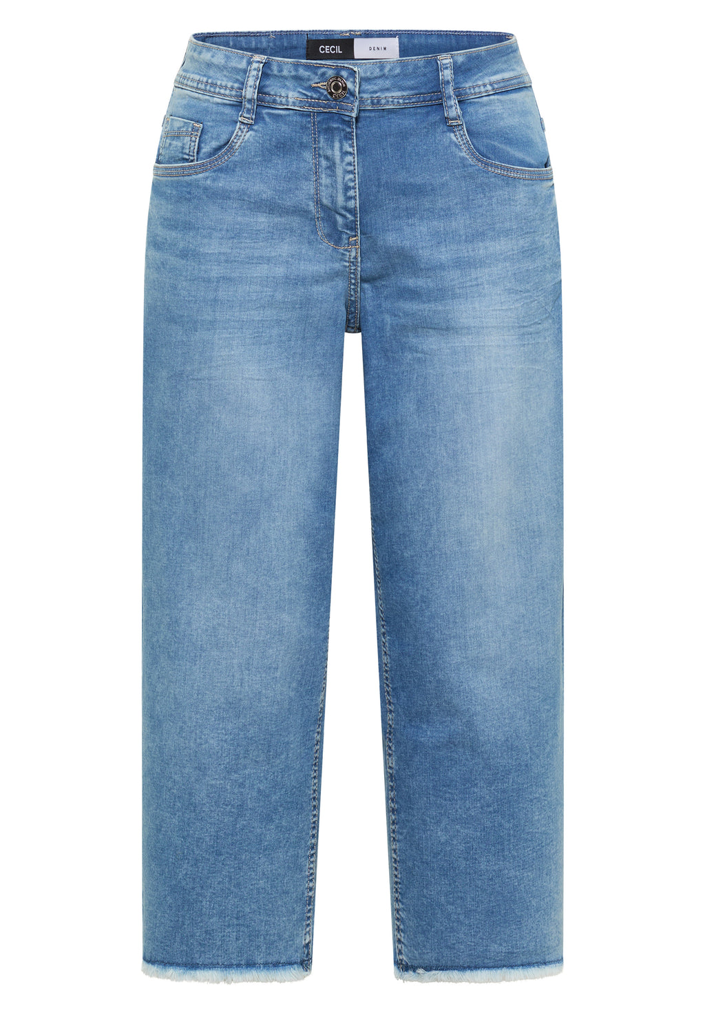 3/4 Wide Leg Jeans im Loose Fit