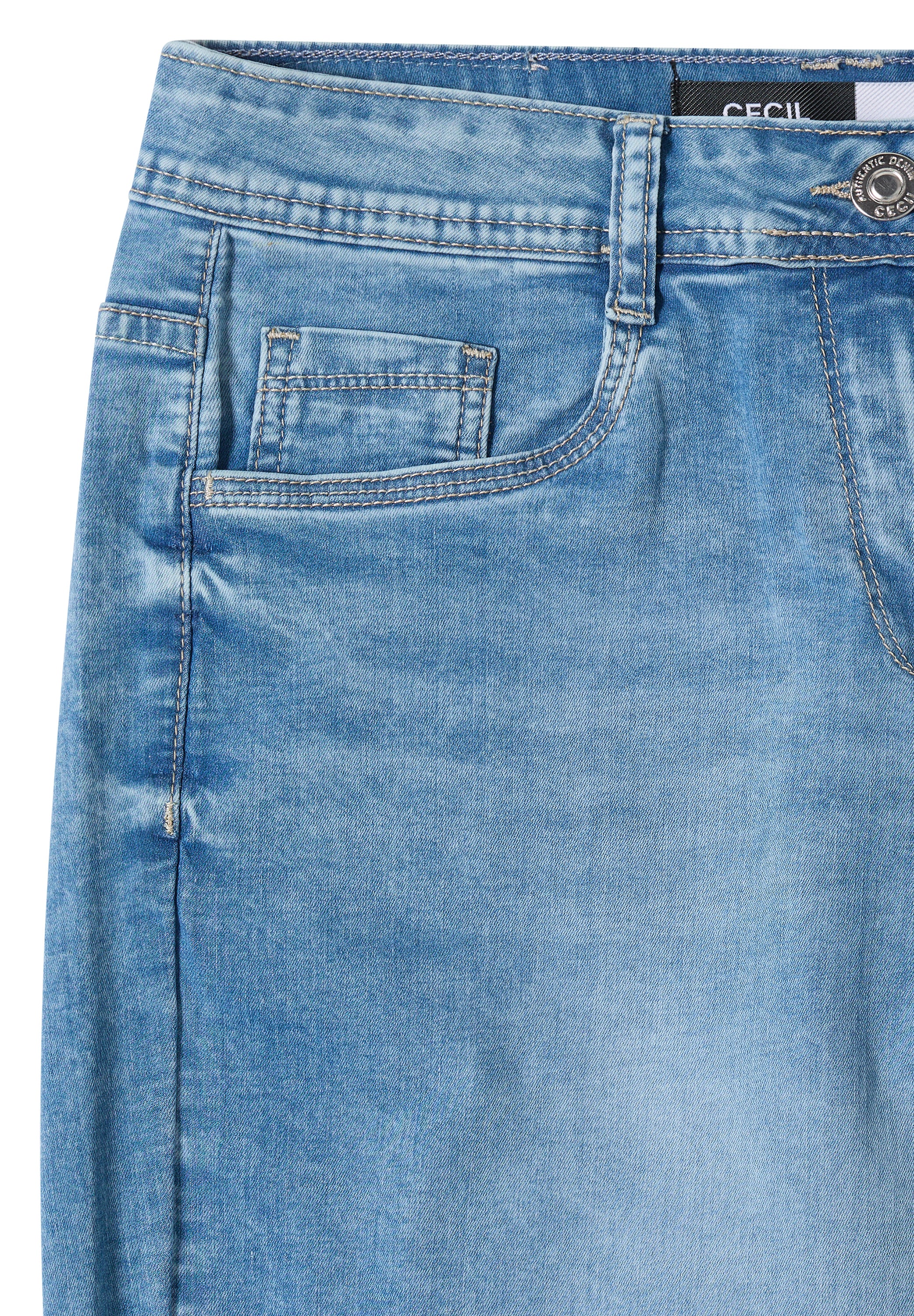 3/4 Wide Leg Jeans im Loose Fit