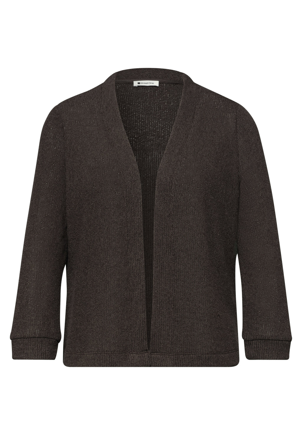 Langarm Jacke im Strick-Look