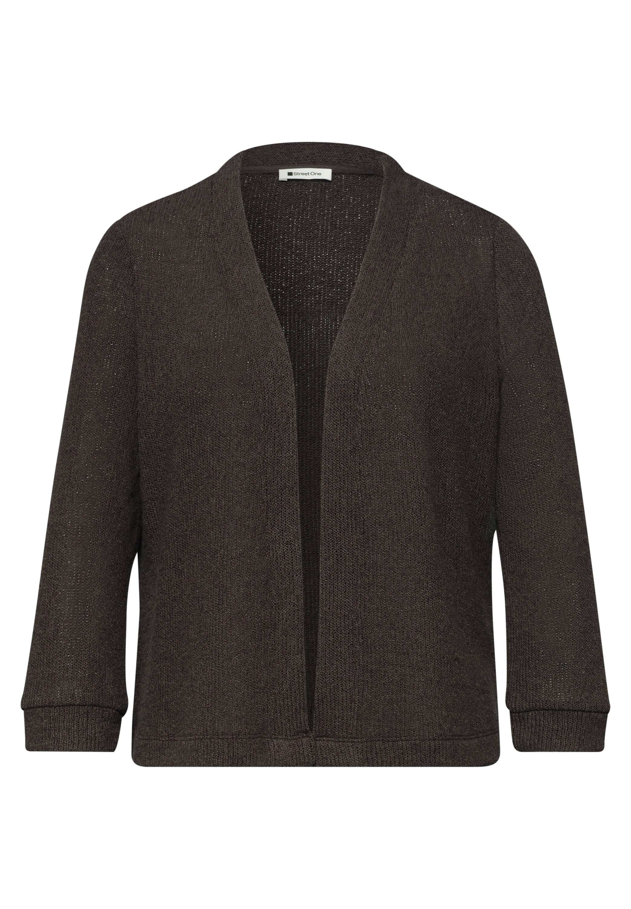 Langarm Jacke im Strick-Look