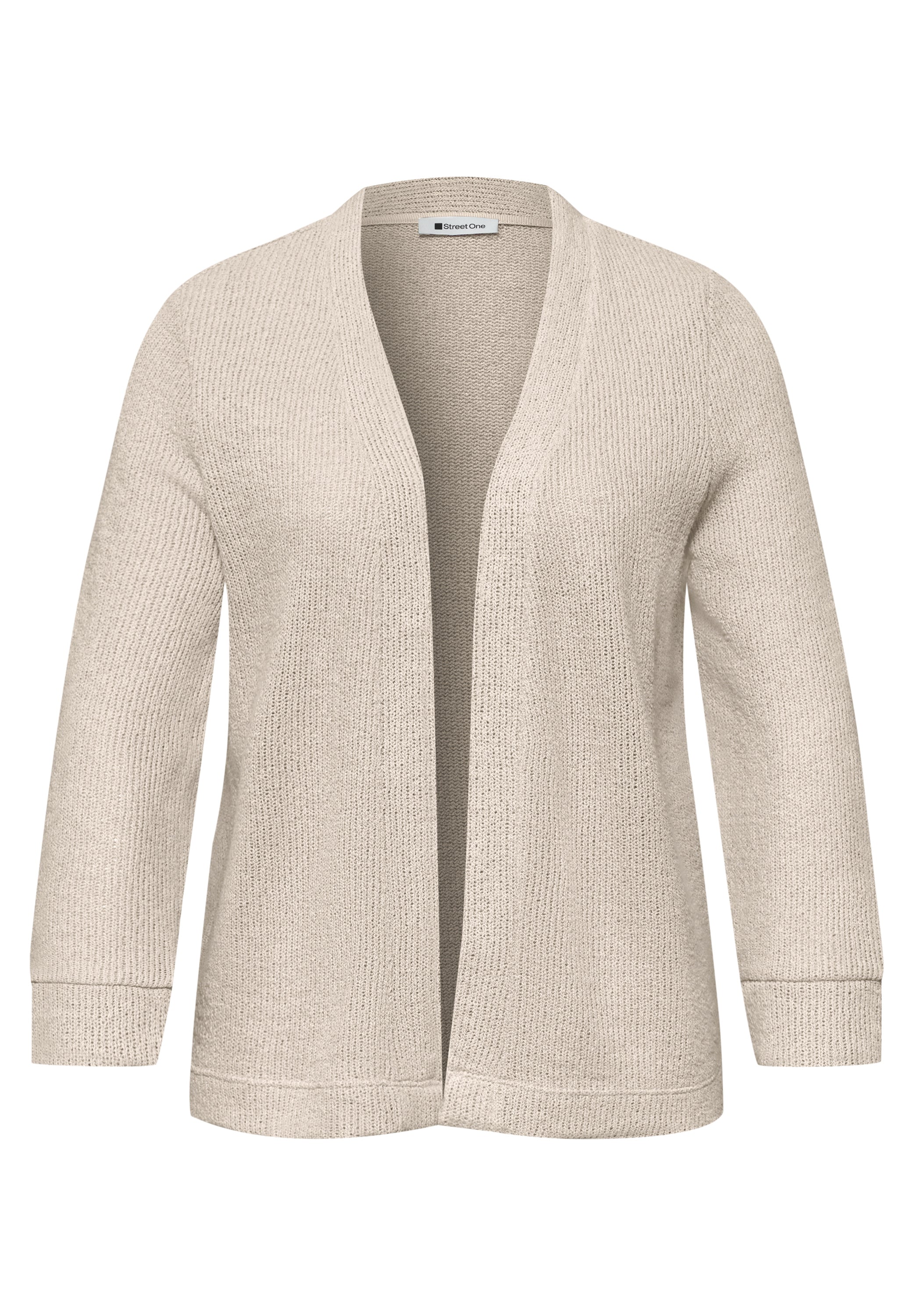 Langarm Jacke im Strick-Look