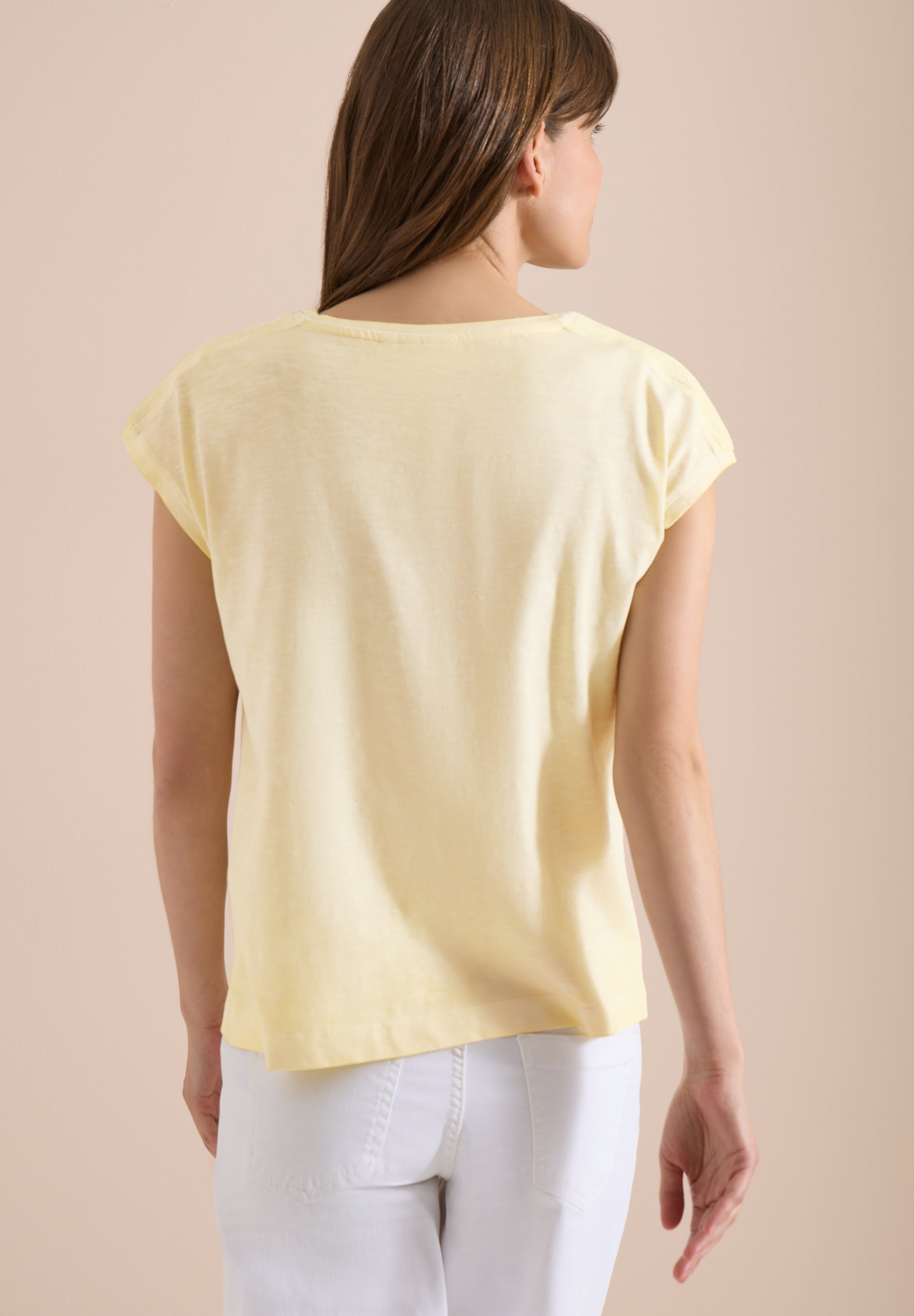 T-Shirt aus Jersey im Garment Dye Look
