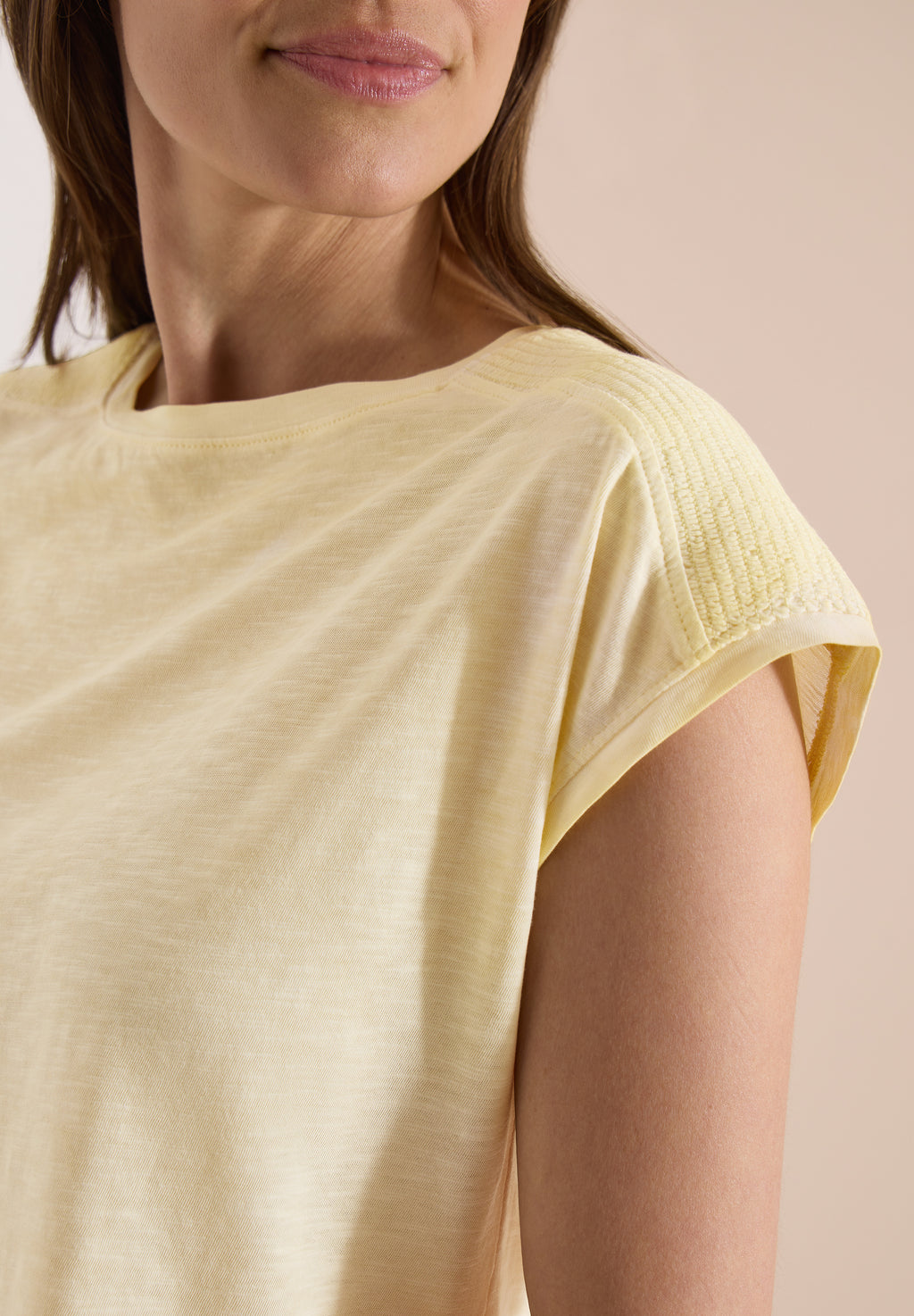 T-Shirt aus Jersey im Garment Dye Look