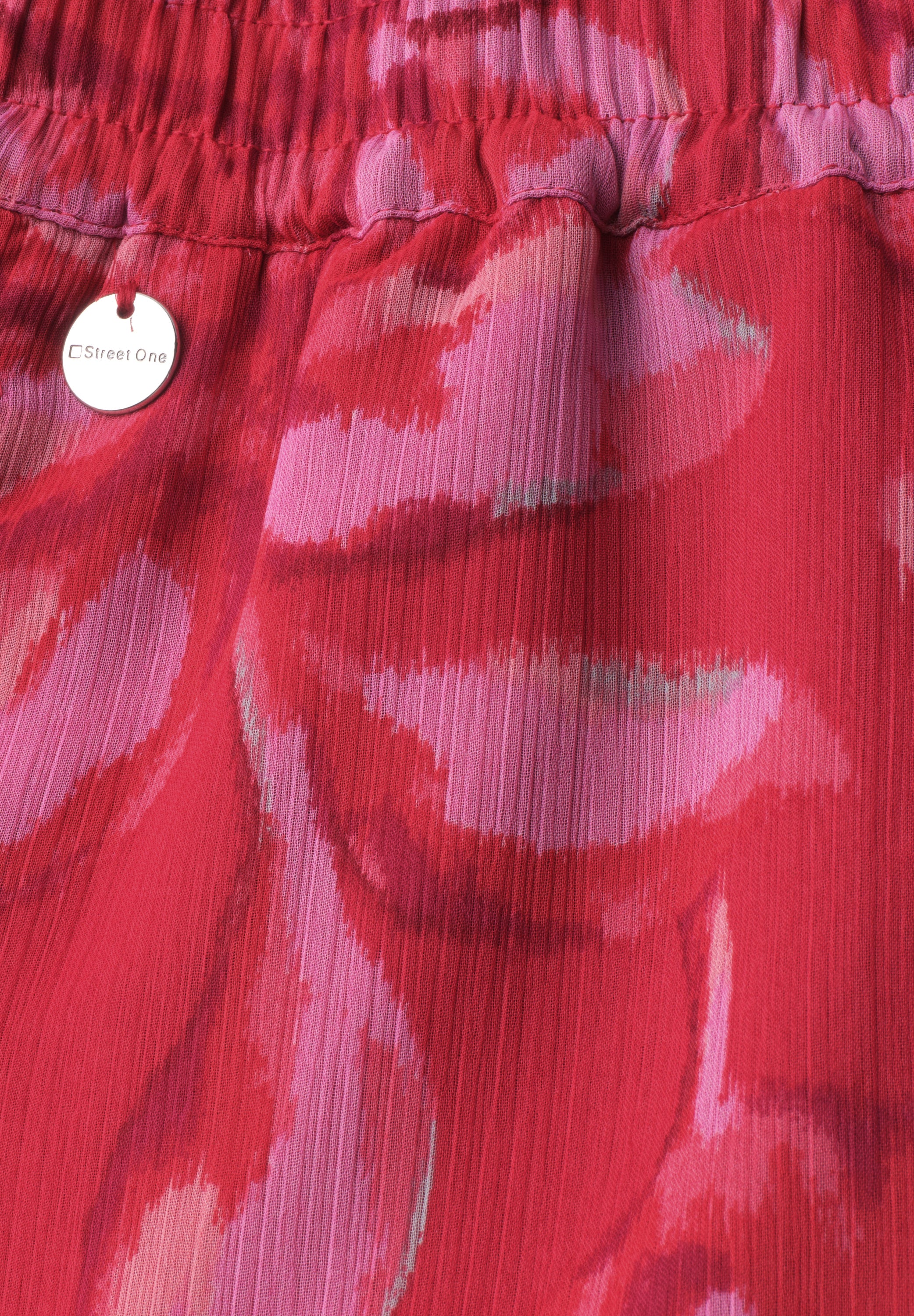 Maxi-Rock aus Chiffon mit Print
