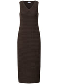 Midi-Kleid mit V-Neck aus Spitze