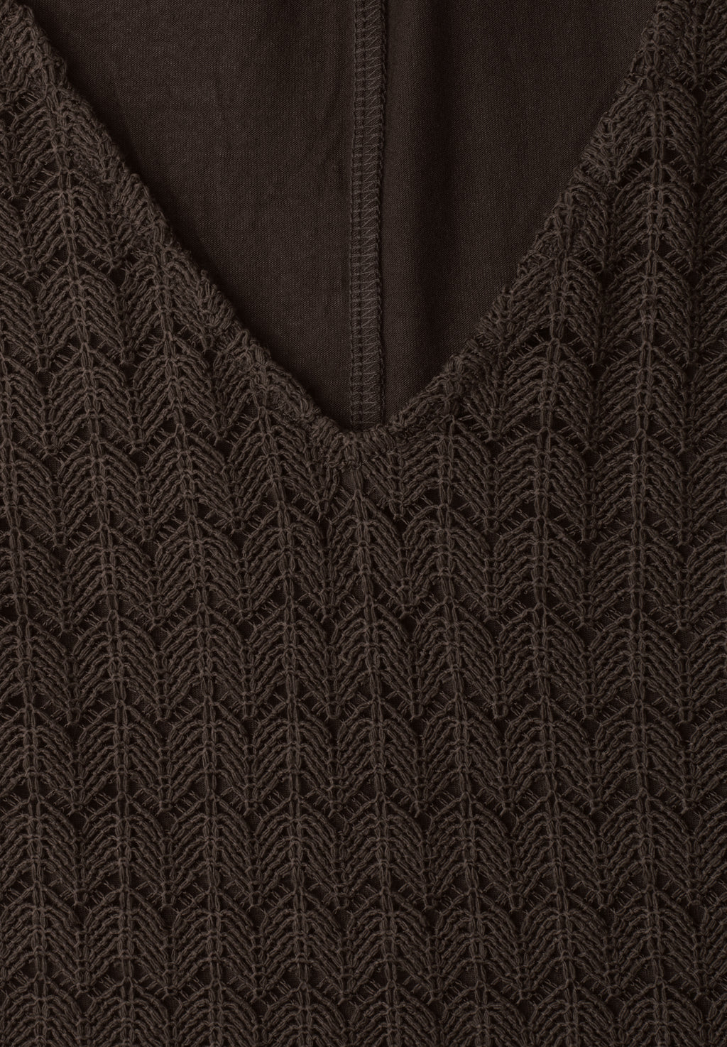 Midi-Kleid mit V-Neck aus Spitze