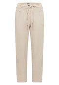 Mid Waist Slim Leg Hose im Loose Fit