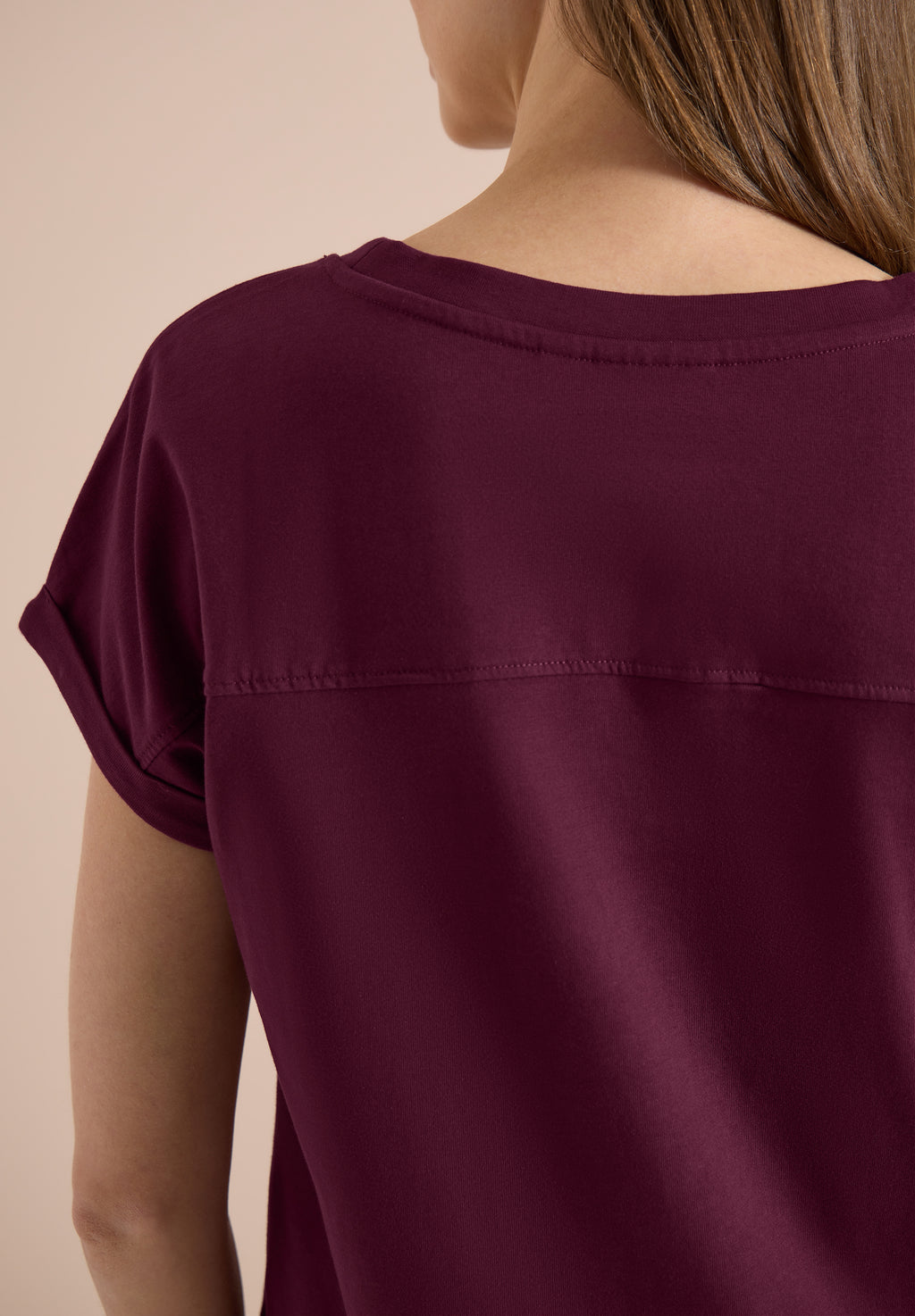 Knielanges Kleid aus Jersey