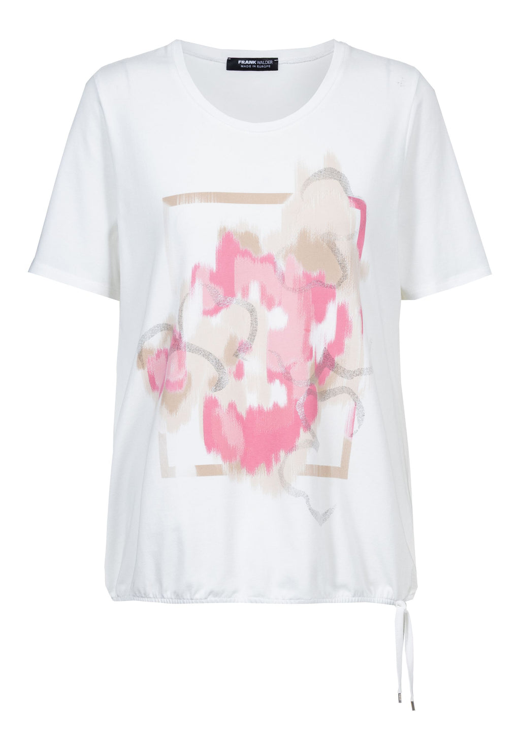 Shirt SUNSET IN PINK mit Gummibündchen