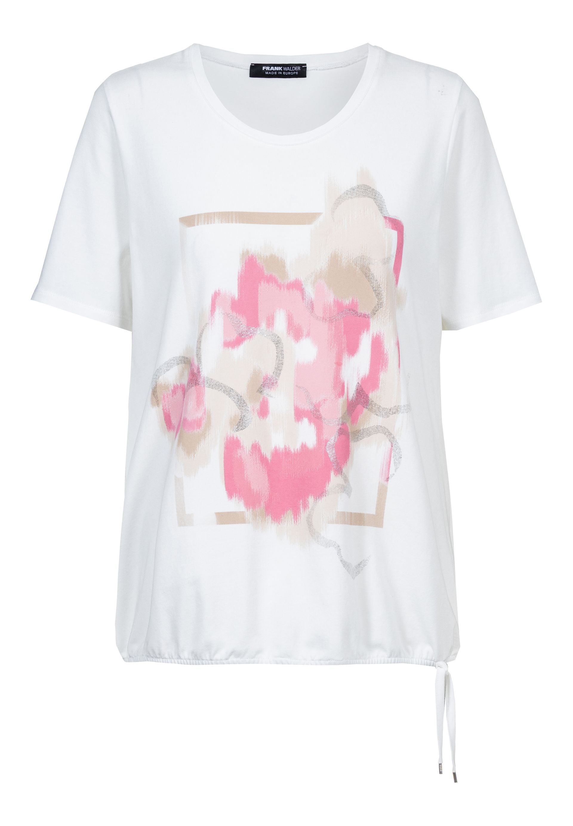 Shirt SUNSET IN PINK mit Gummibündchen