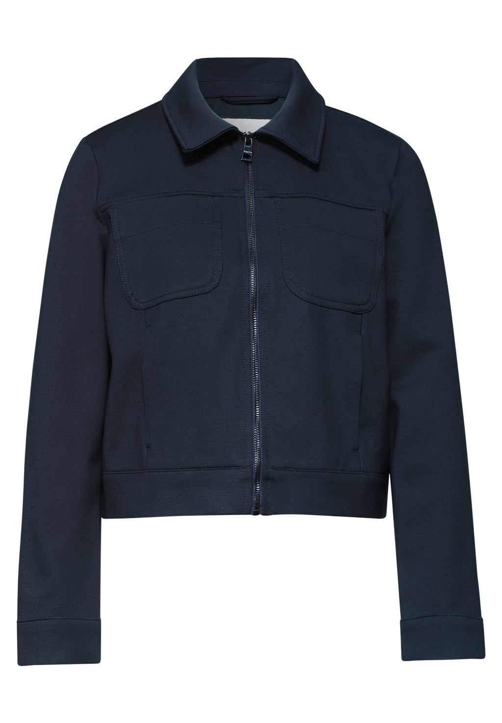 Jacke mit Zipper und Brusttaschen