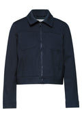 Jacke mit Zipper und Brusttaschen
