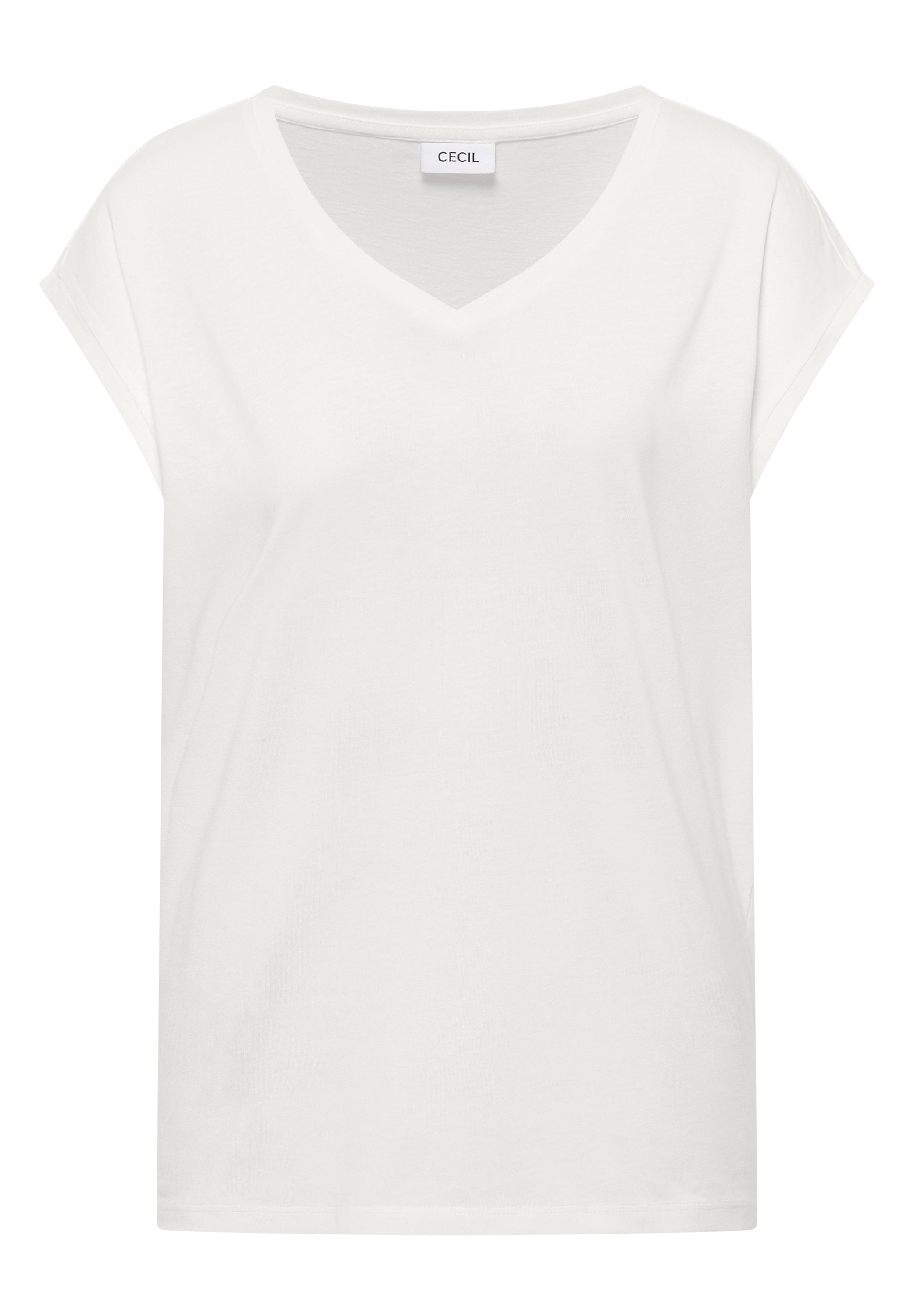 Dropped Shoulder Shirt mit V-Neck