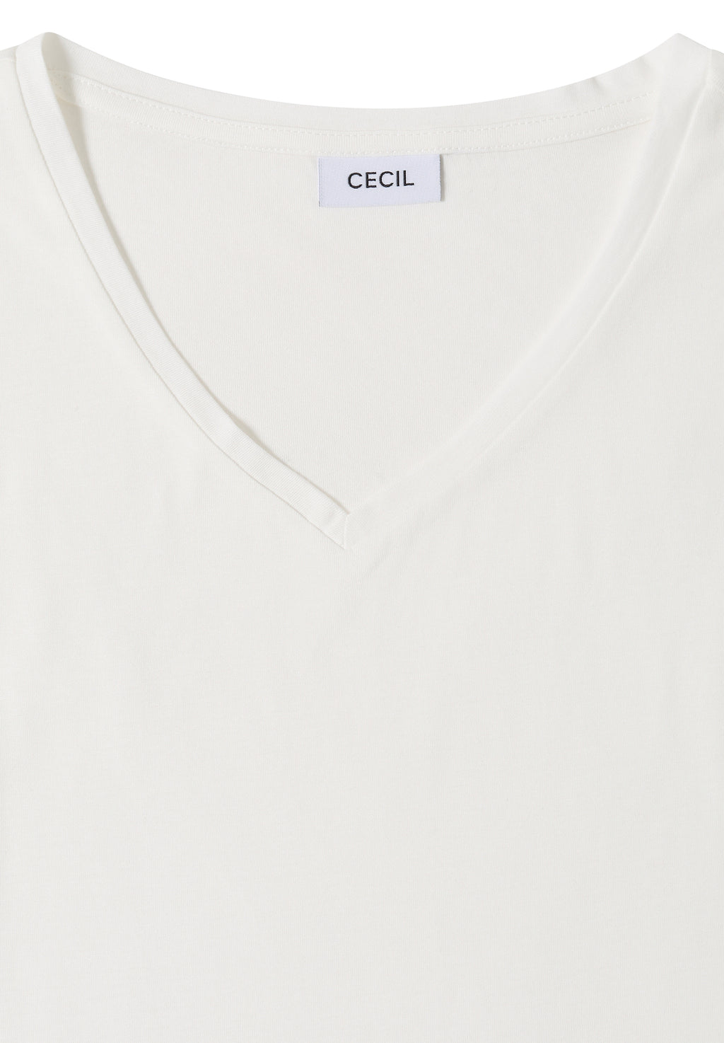 Dropped Shoulder Shirt mit V-Neck
