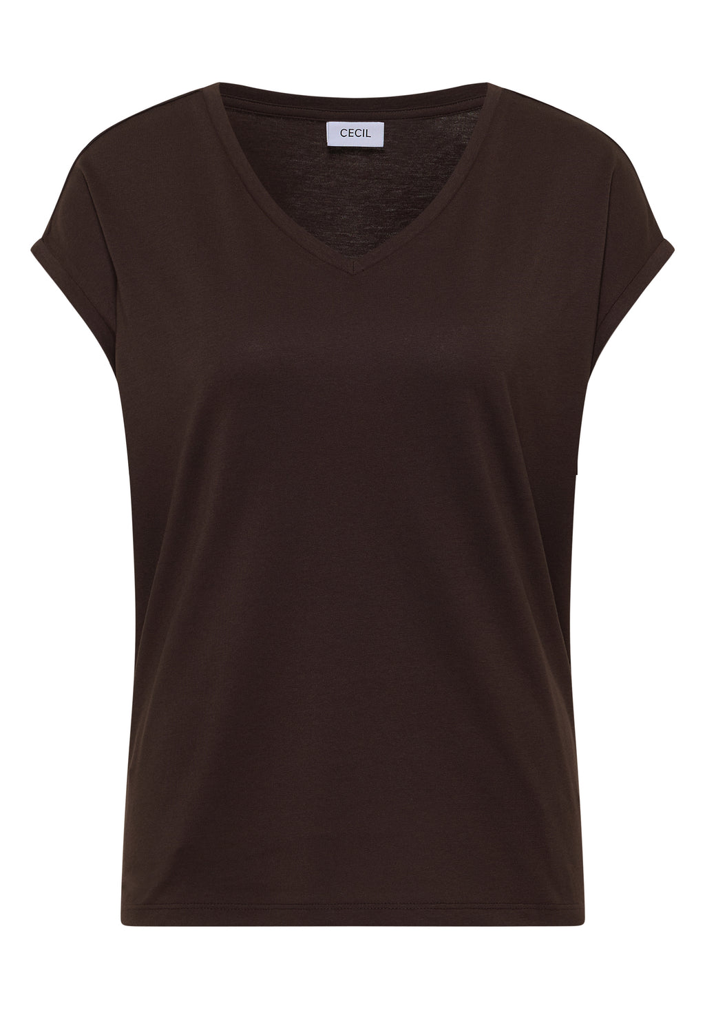 Dropped Shoulder Shirt mit V-Neck