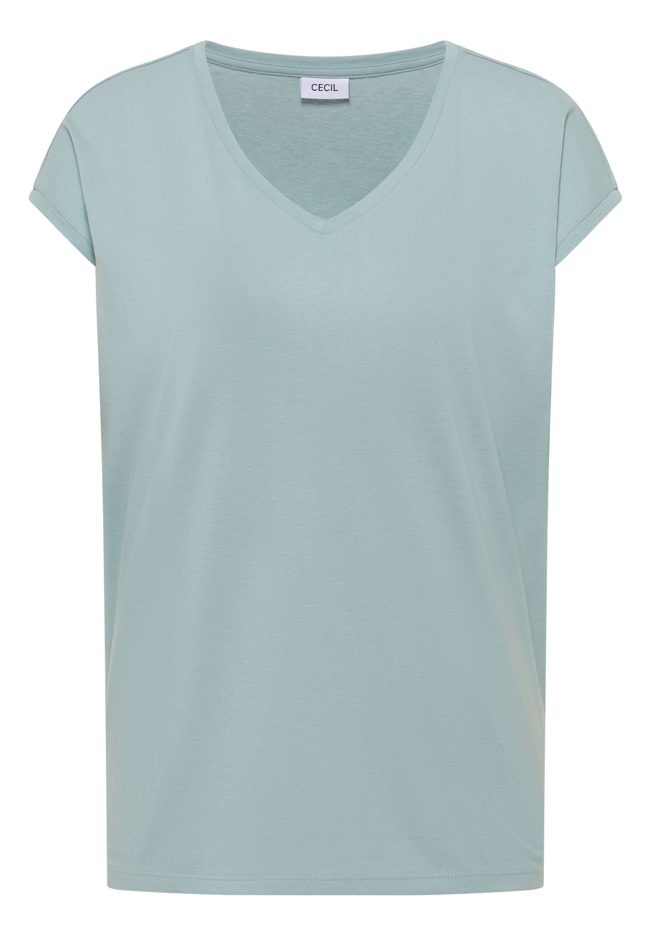 Dropped Shoulder Shirt mit V-Neck