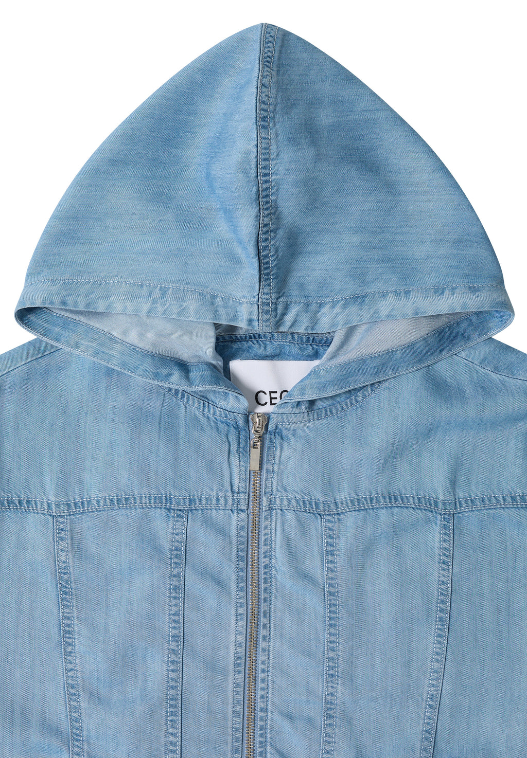 Blouson im Denim-Look mit Zipper