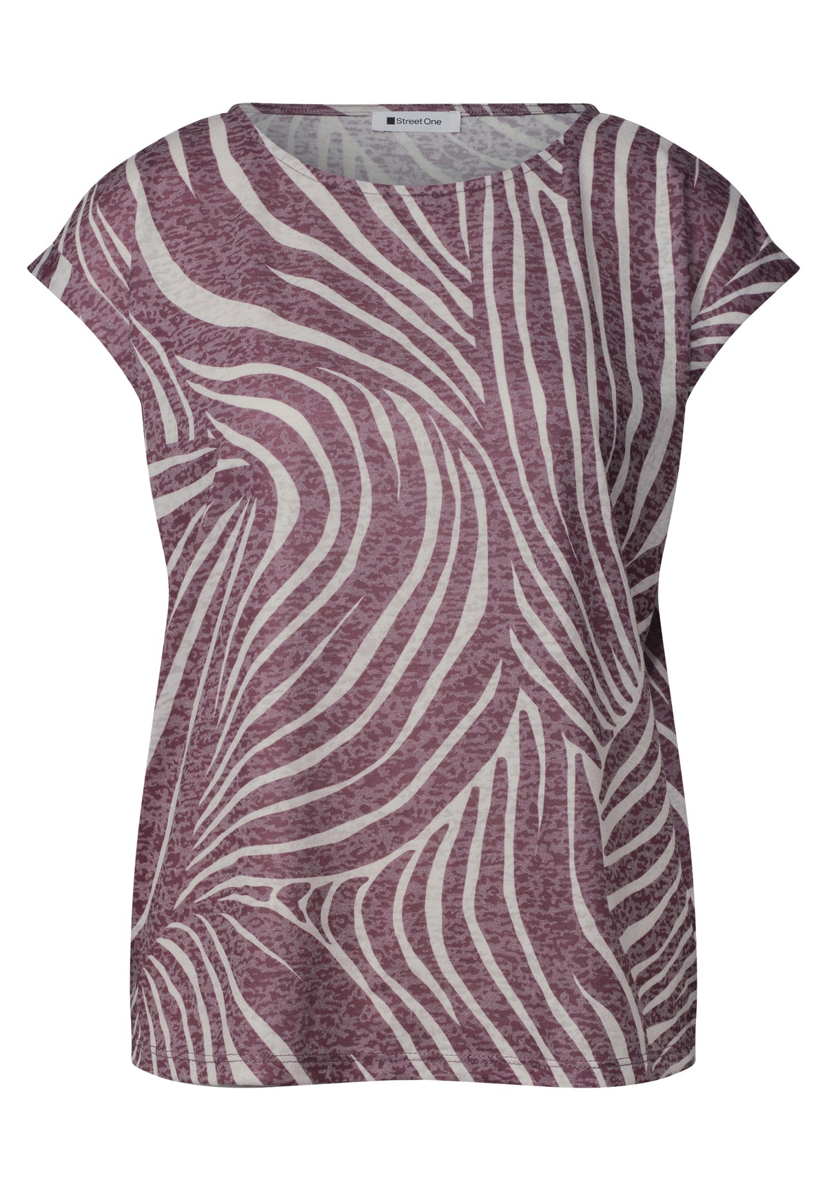 Dropped Shoulder Shirt im Ausbrenner-Look