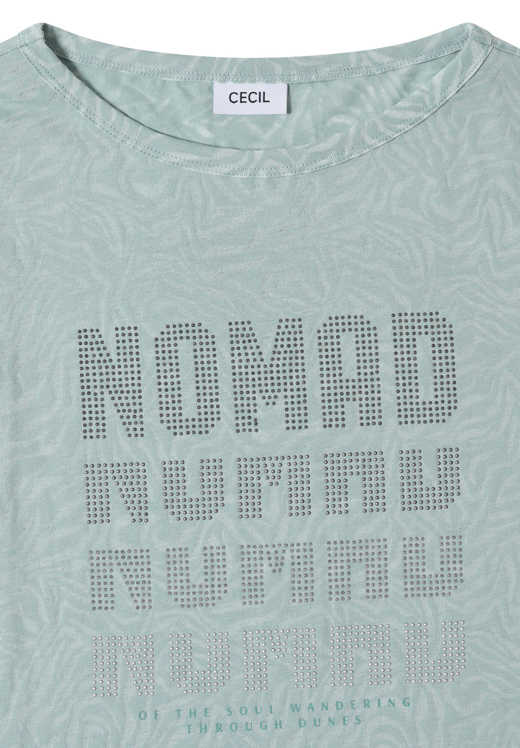 Kurzarm Shirt im Ausbrenner-Look