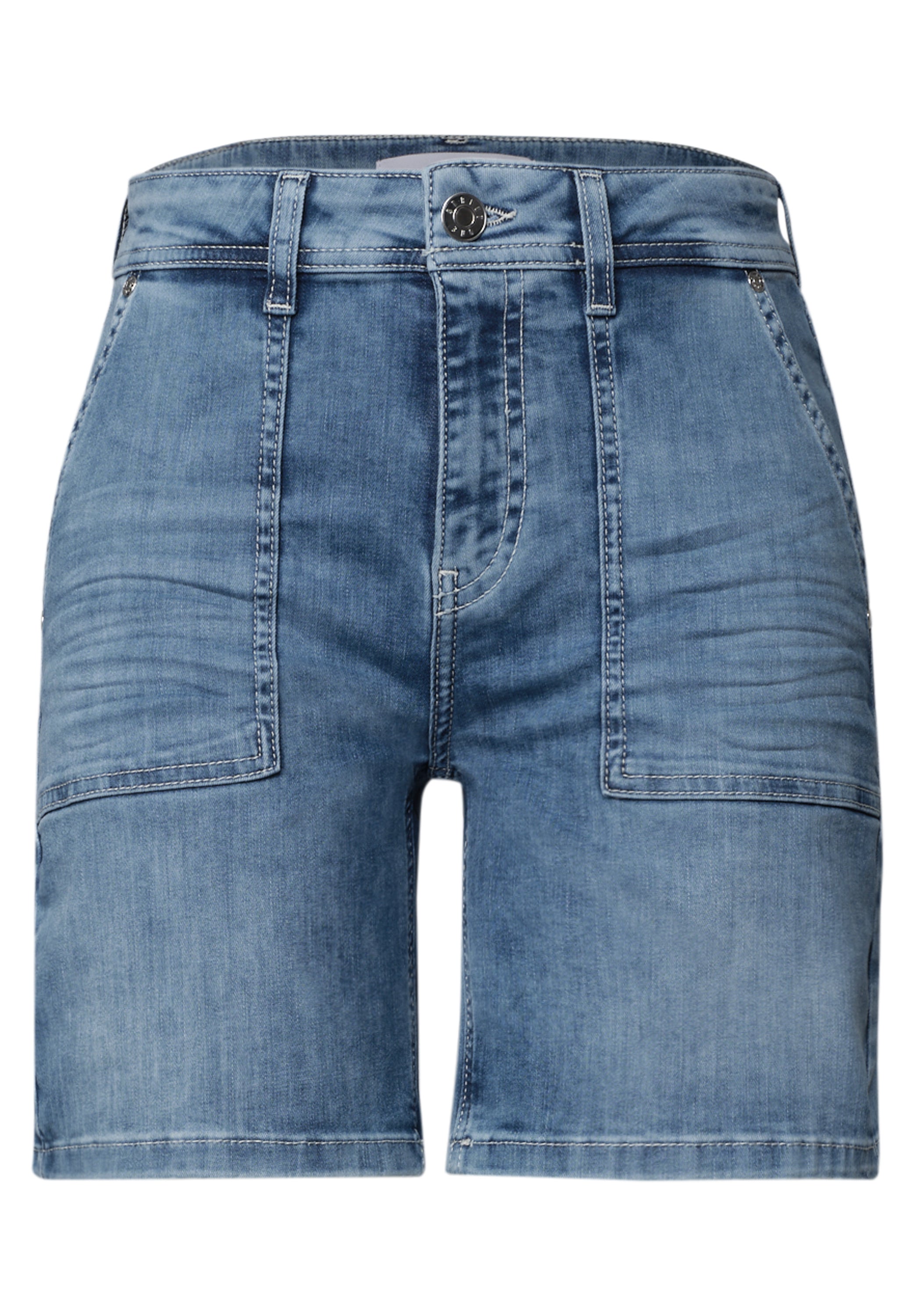 Straight Leg Shorts im Casual Fit
