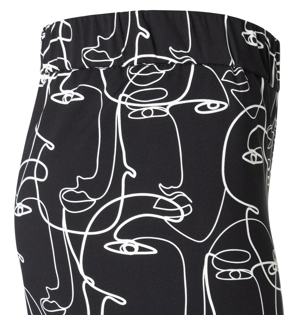 MAC JEANS - FAYE, Techno print jersey
