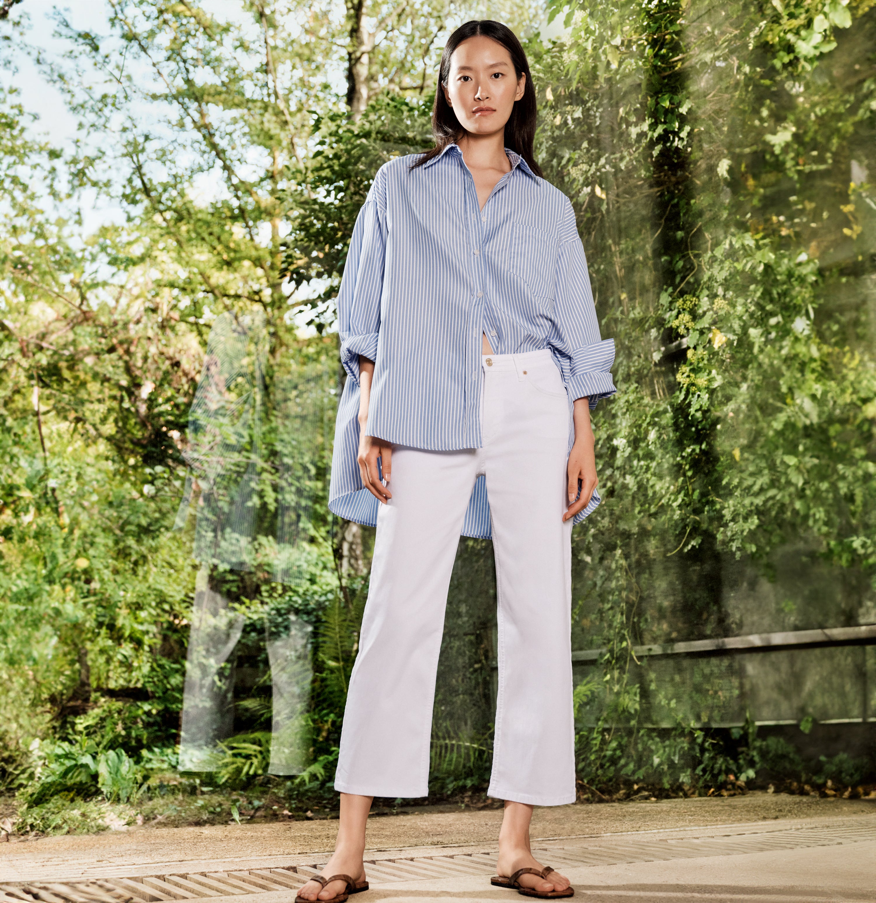 MAC JEANS - CULOTTE, Light weight denim
