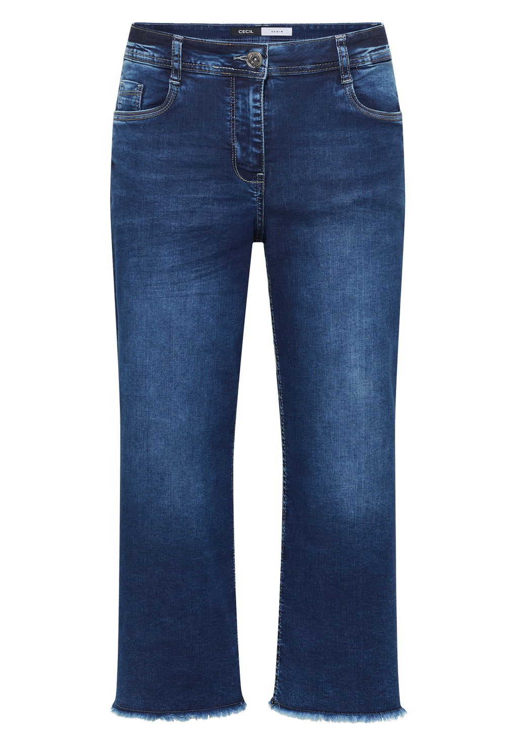 3/4 Wide Leg Jeans im Loose Fit