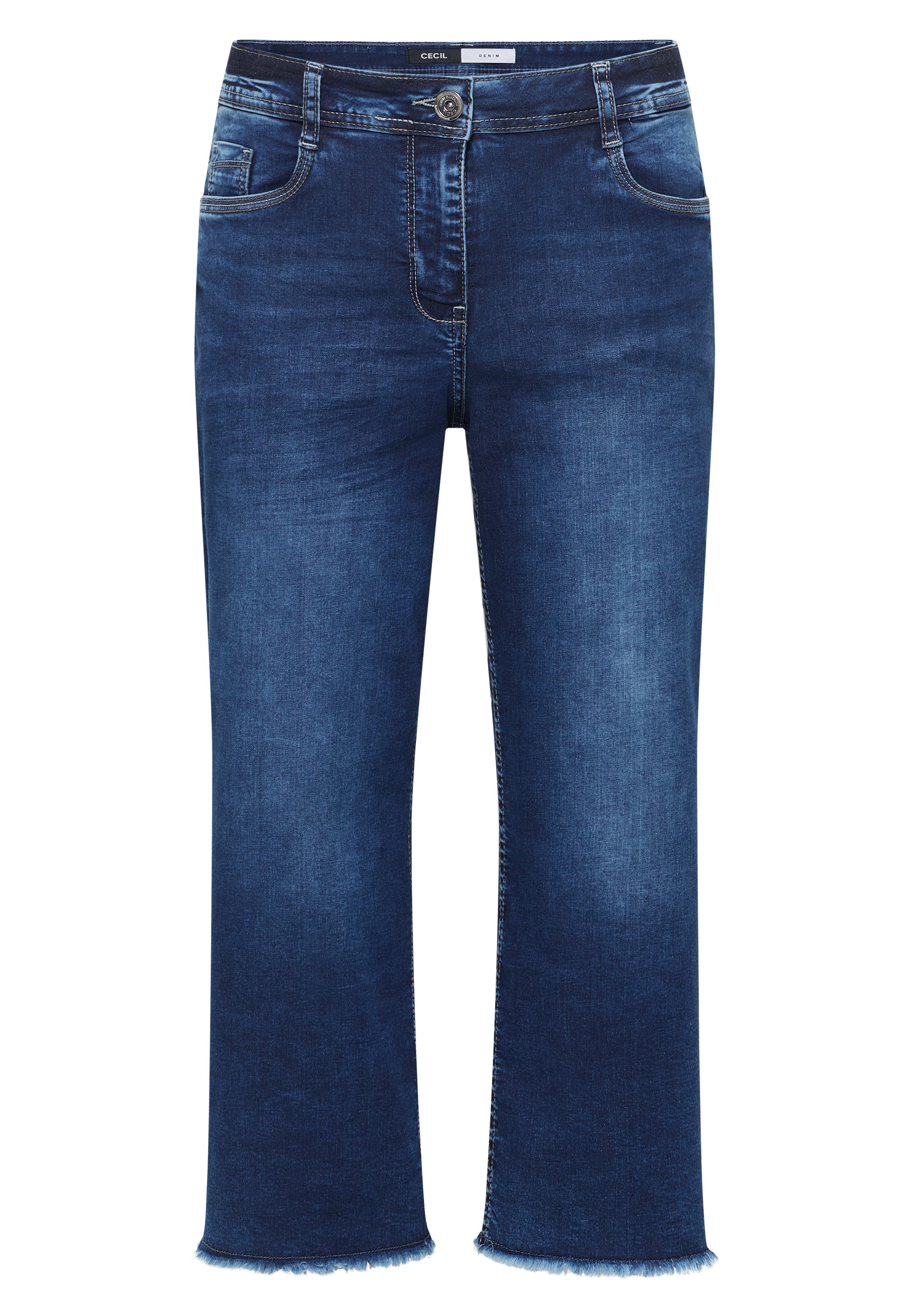 3/4 Wide Leg Jeans im Loose Fit