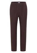 Mid Waist Slim Leg Hose im Loose Fit