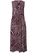 Midi-Kleid mit Split Neck und Zipper