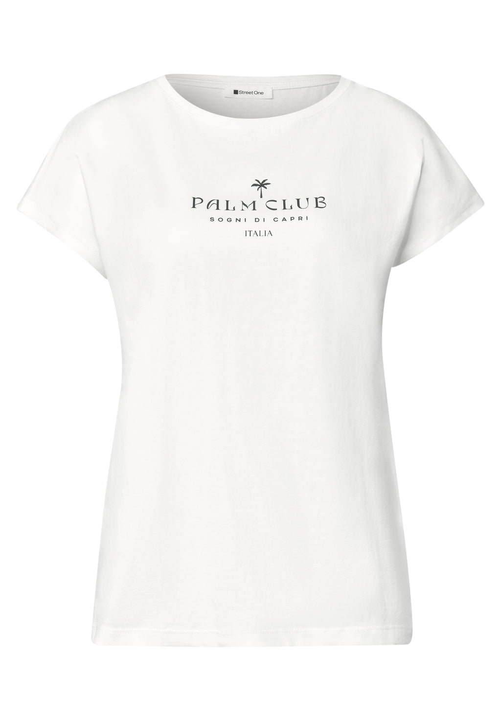 Dropped Shoulder Shirt mit Wording