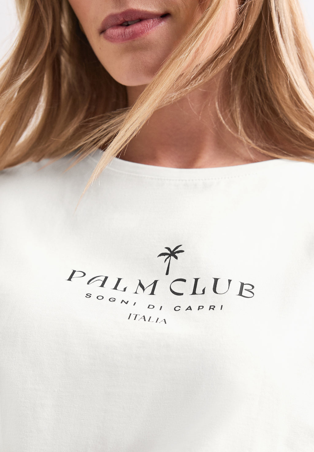 Dropped Shoulder Shirt mit Wording