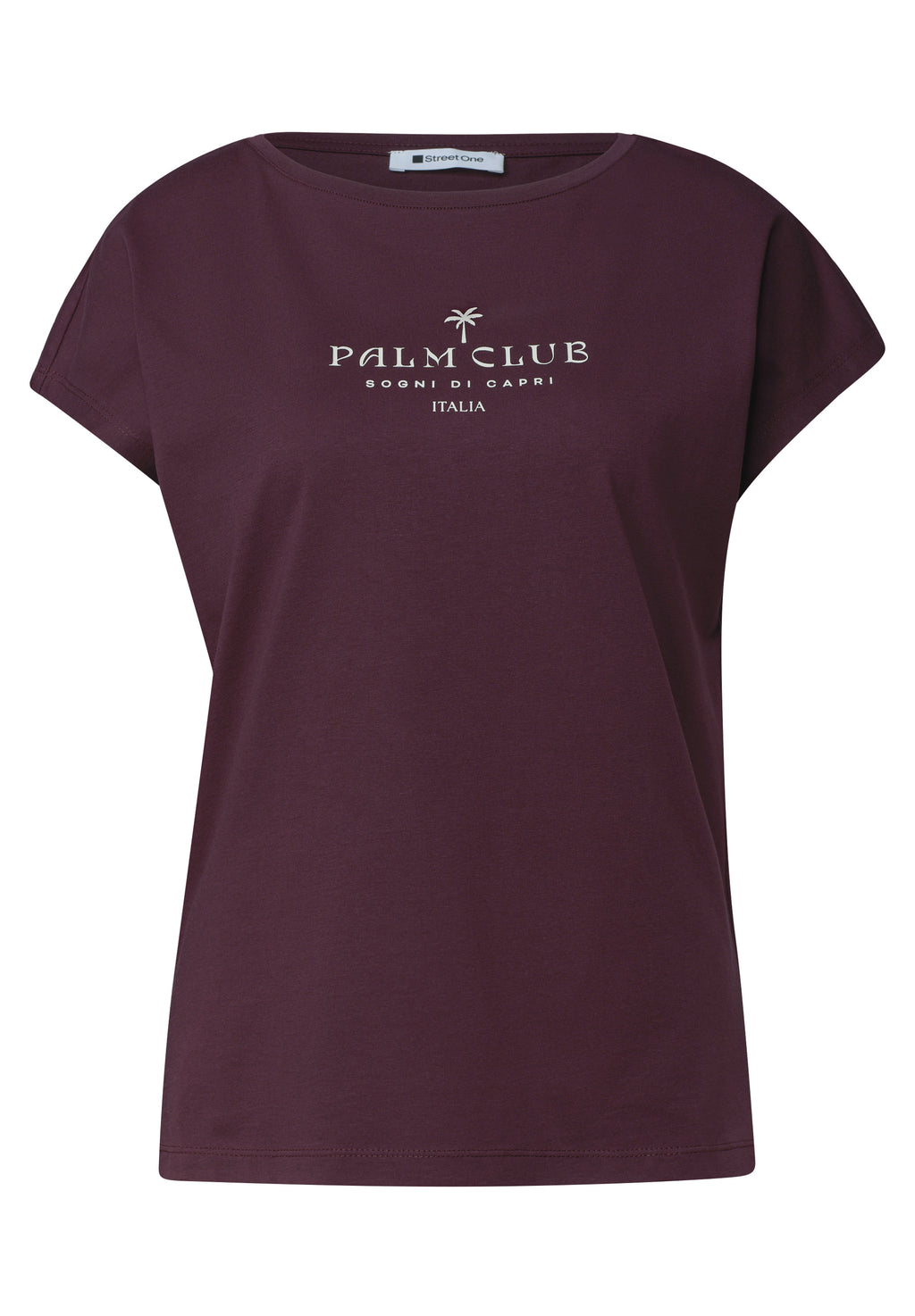 Dropped Shoulder Shirt mit Wording