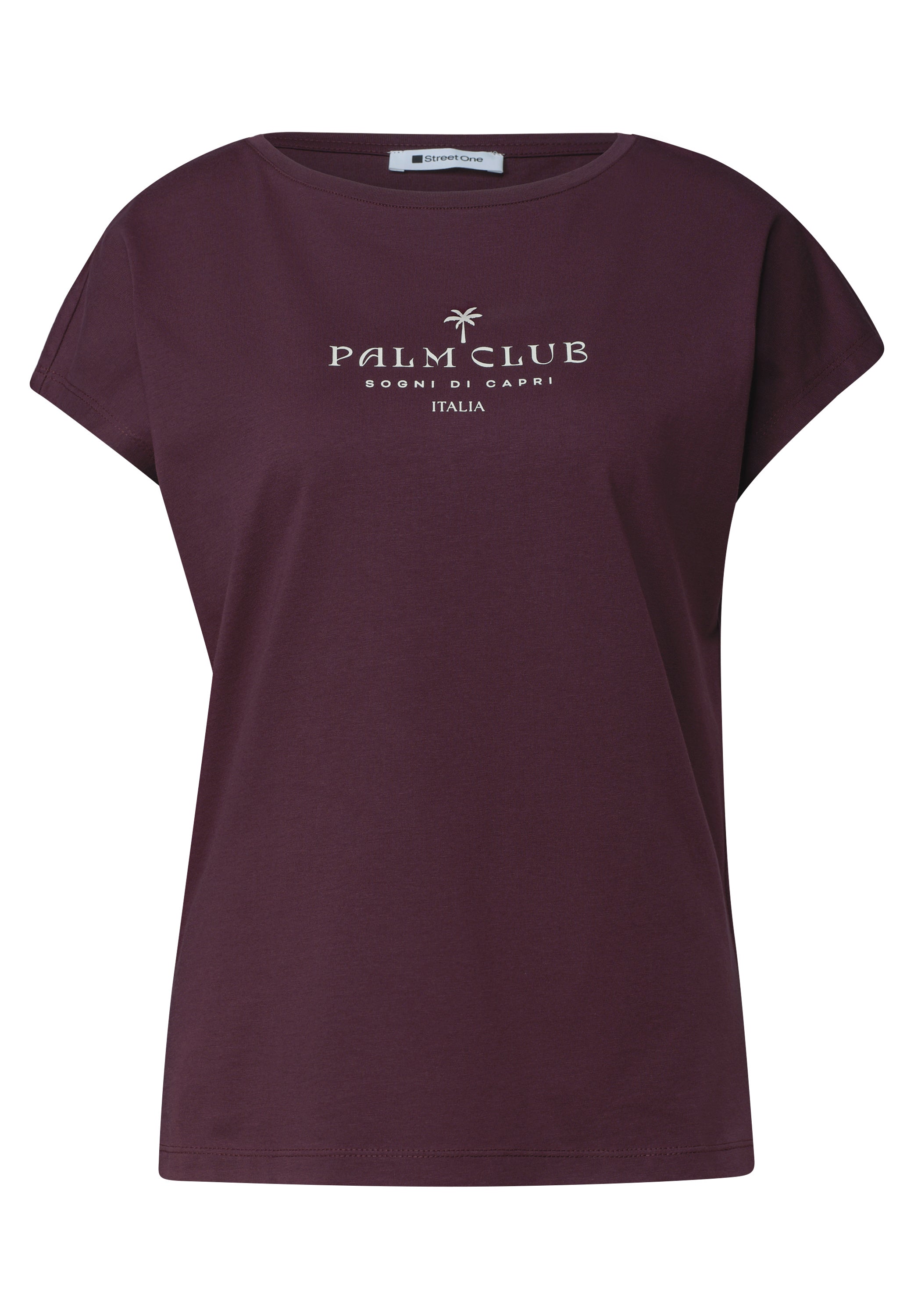 Dropped Shoulder Shirt mit Wording