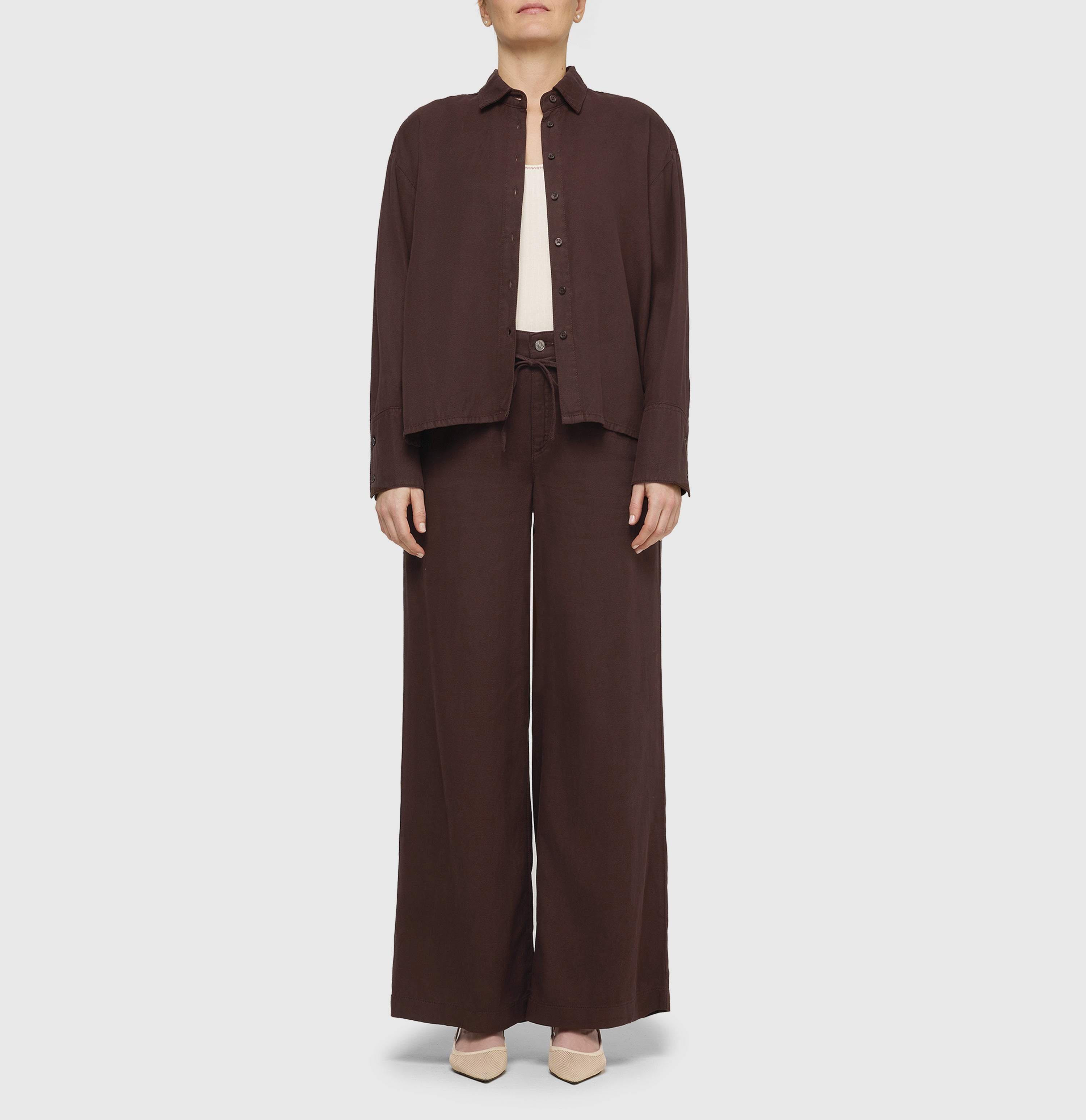 MAC JEANS - OVER SHIRT, Linen Tencel Cotton Mix