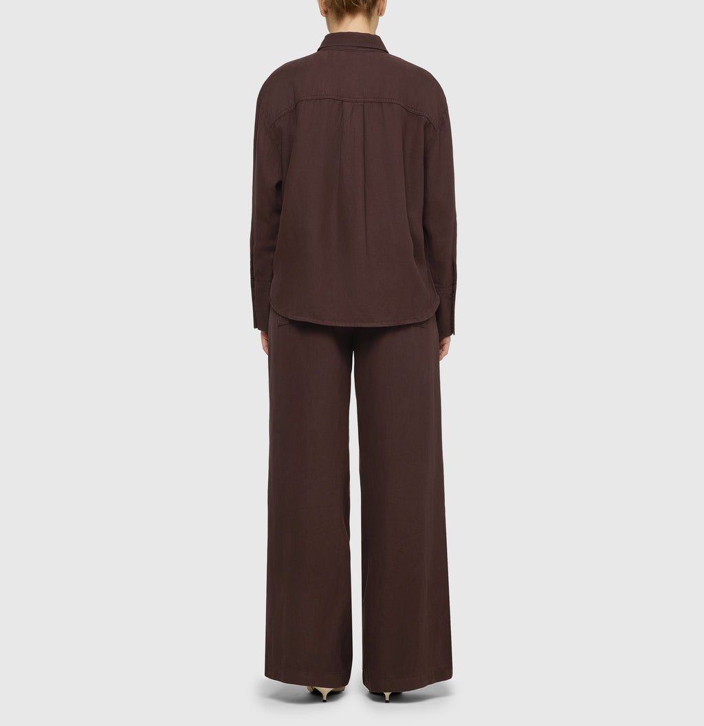 MAC JEANS - OVER SHIRT, Linen Tencel Cotton Mix