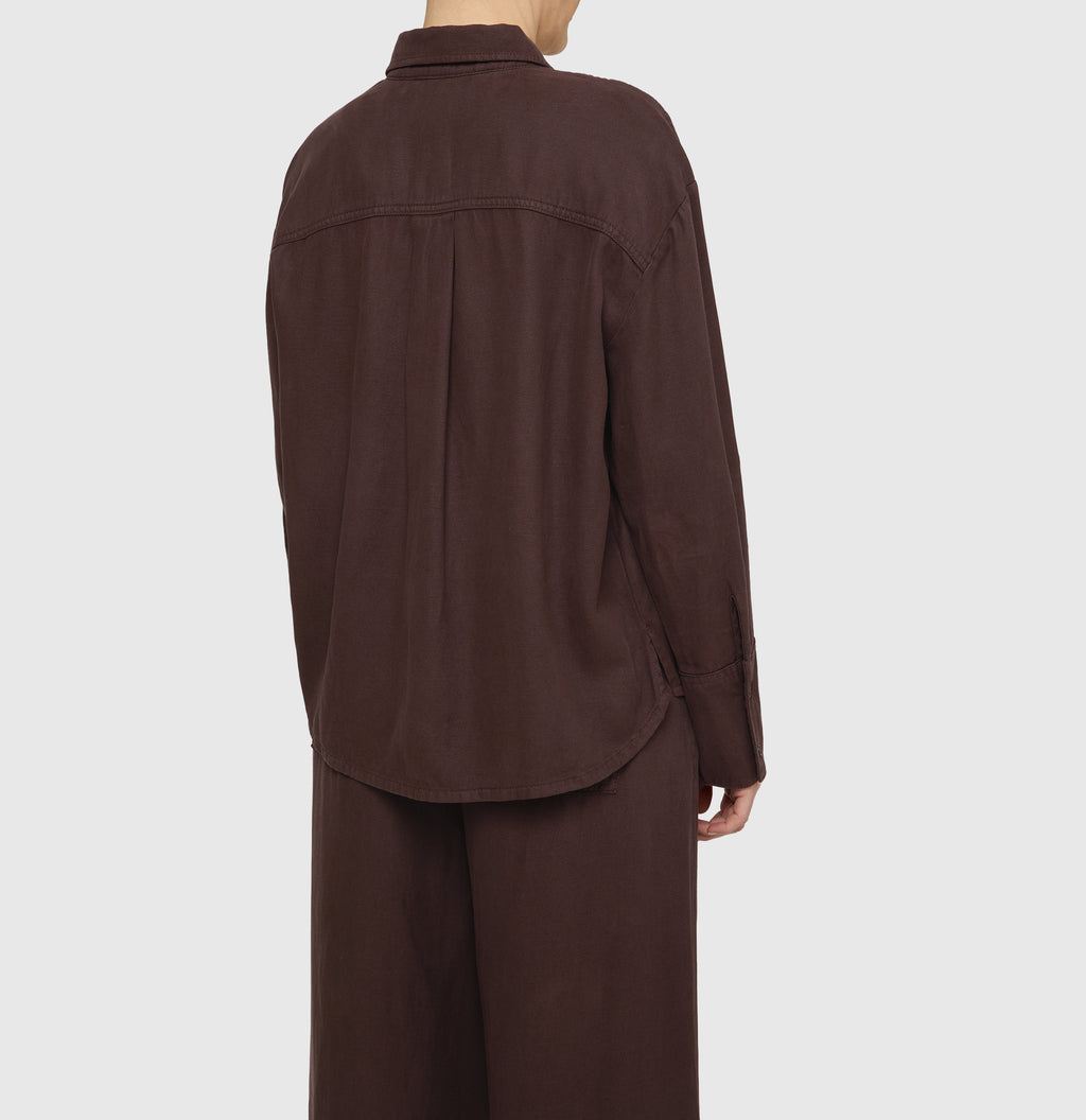MAC JEANS - OVER SHIRT, Linen Tencel Cotton Mix