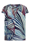 Dropped Shoulder Bluse mit Struktur