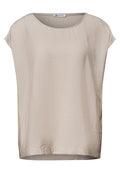 Dropped Shoulder Blusenshirt mit Rundhals