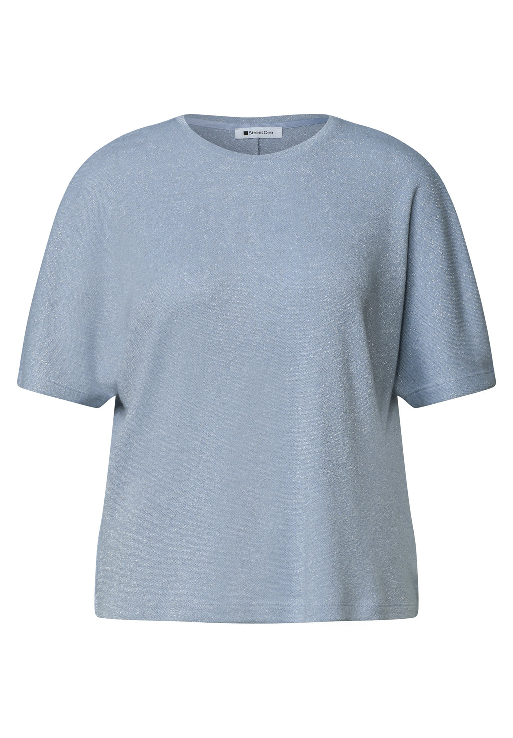 Dropped Shoulder Shirt mit Glitzerdetails