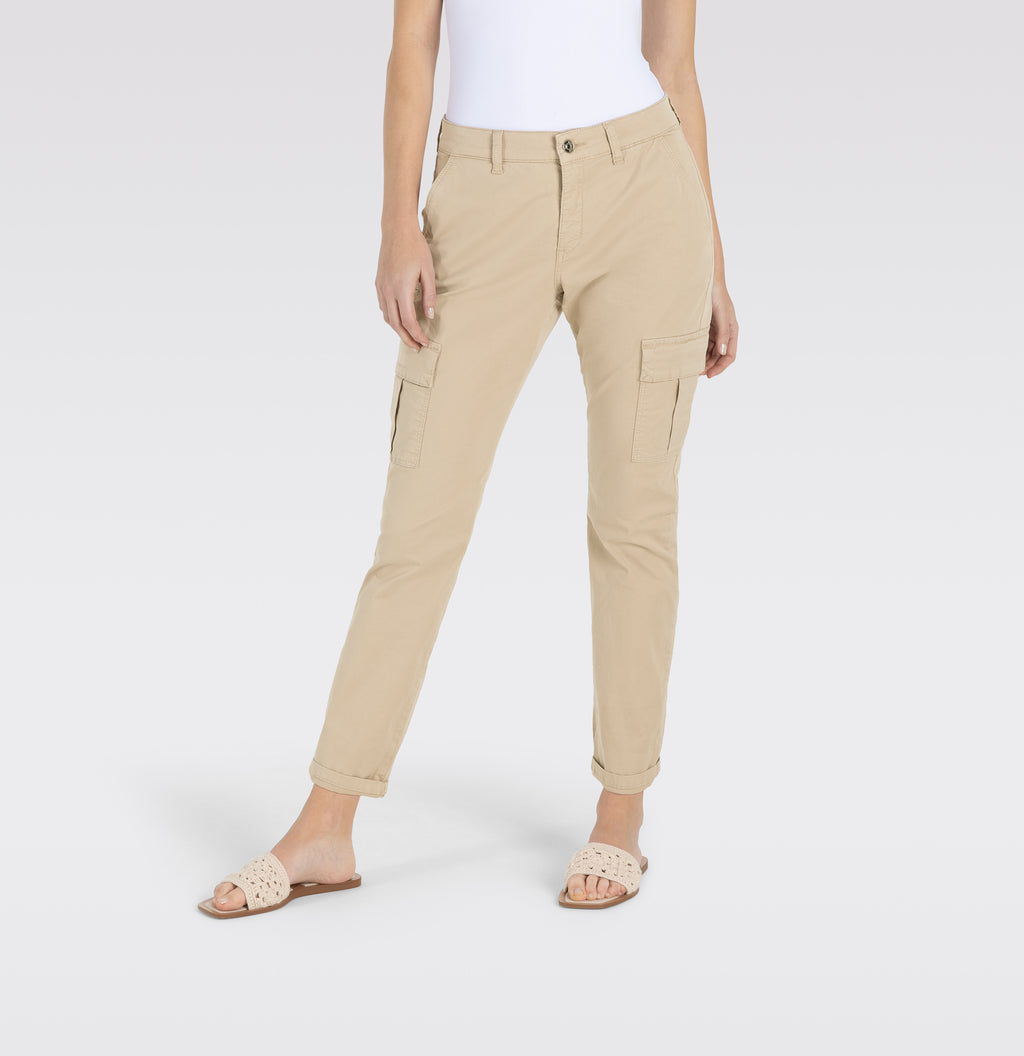 MAC JEANS - RICH CARGO, Authentic stretch gabardine