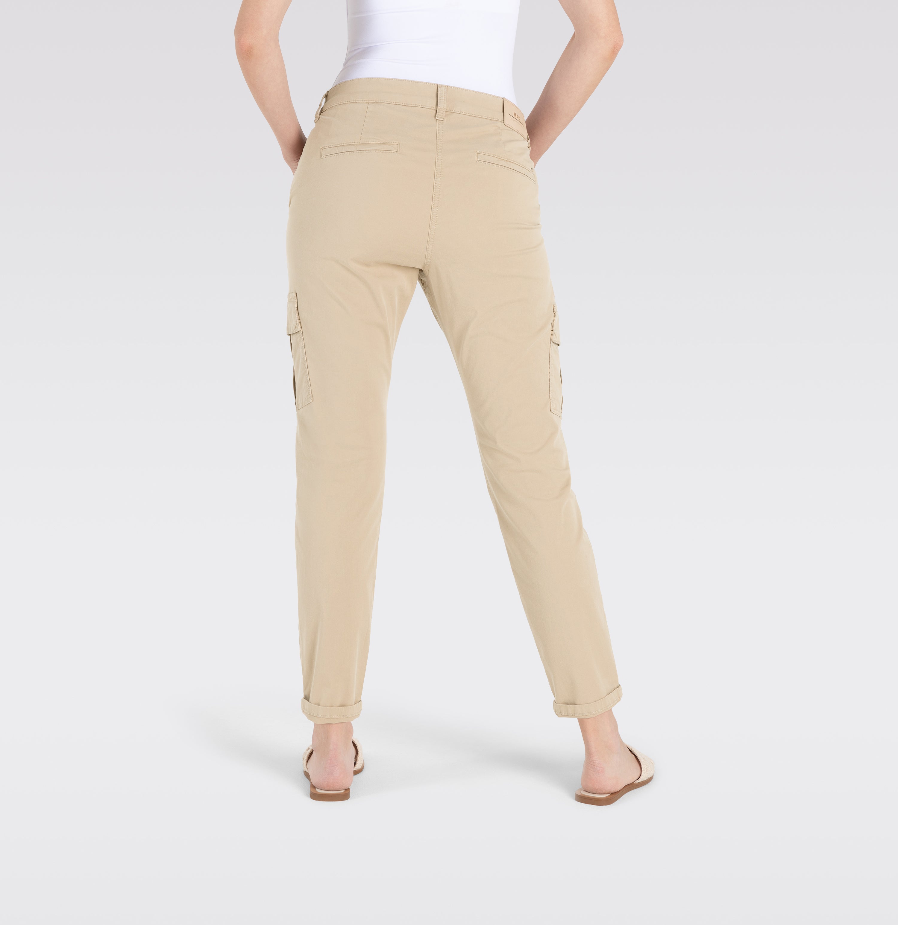 MAC JEANS - RICH CARGO, Authentic stretch gabardine