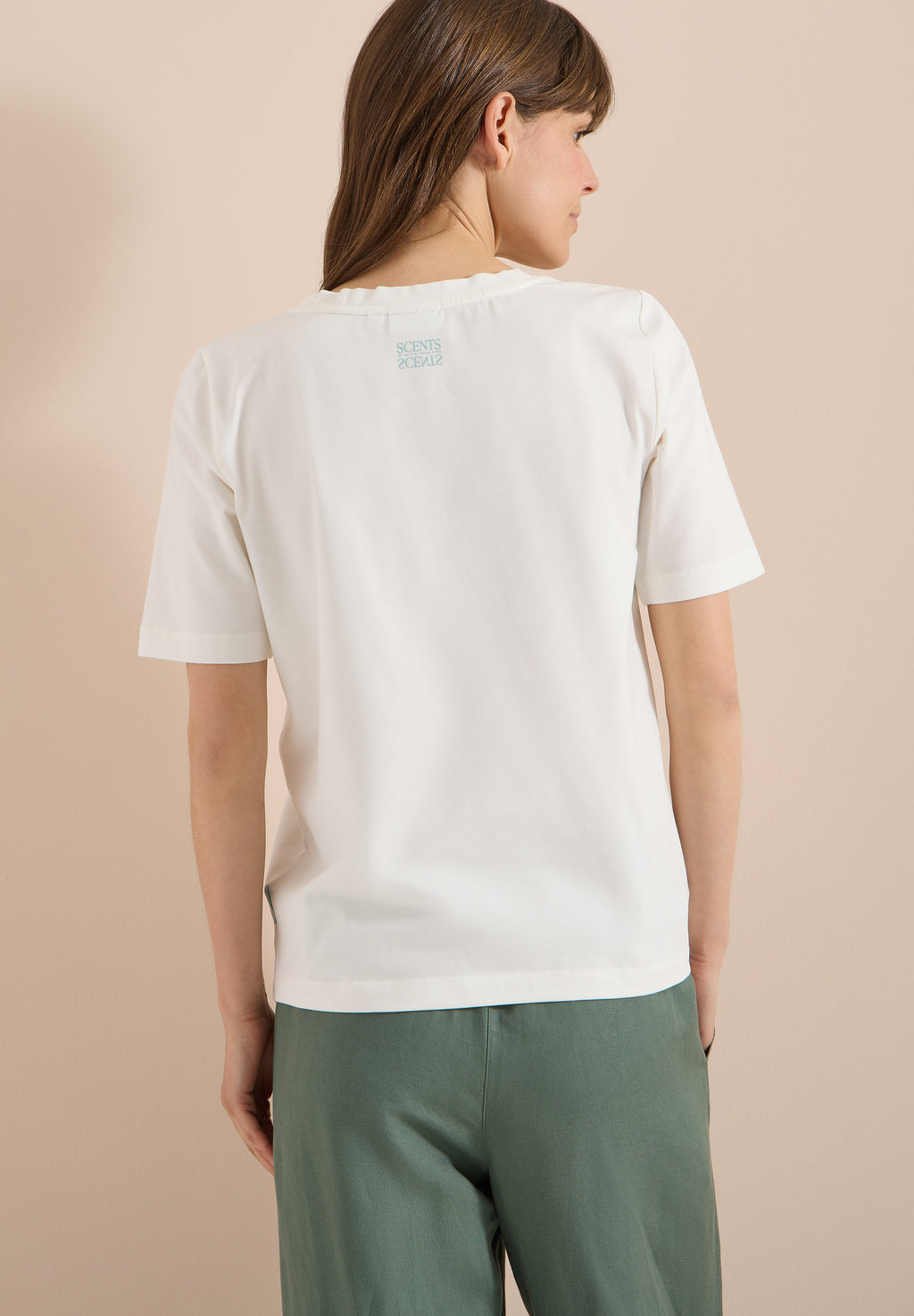 T-Shirt mit Rundhals und Brusttasche