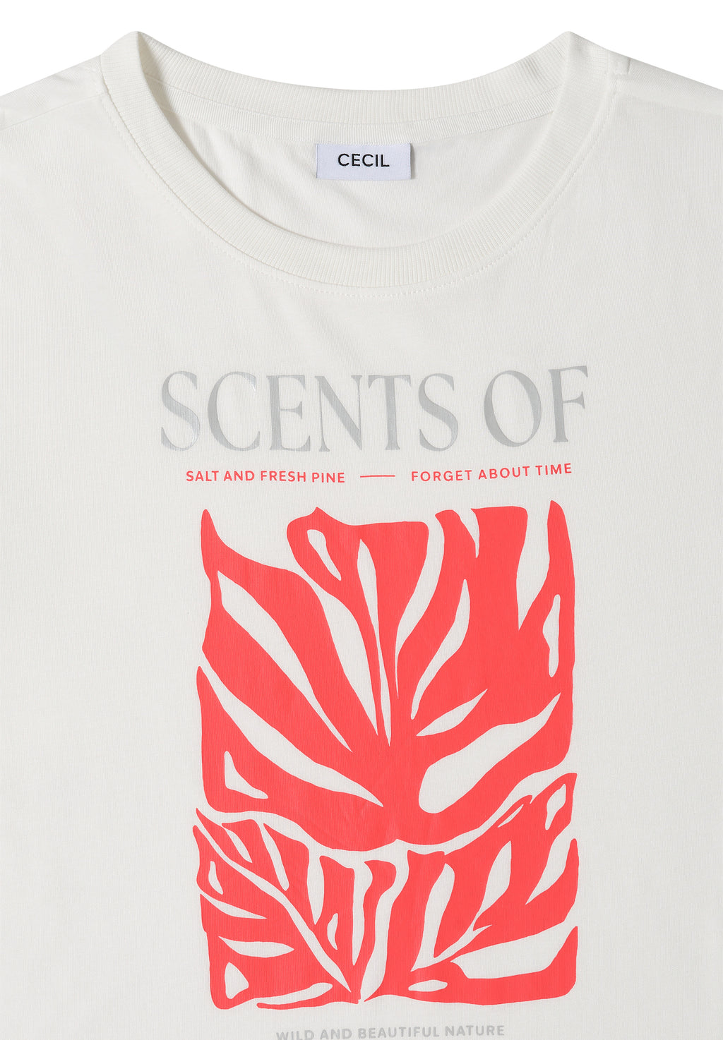 T-Shirt mit Rundhals und Frontprint