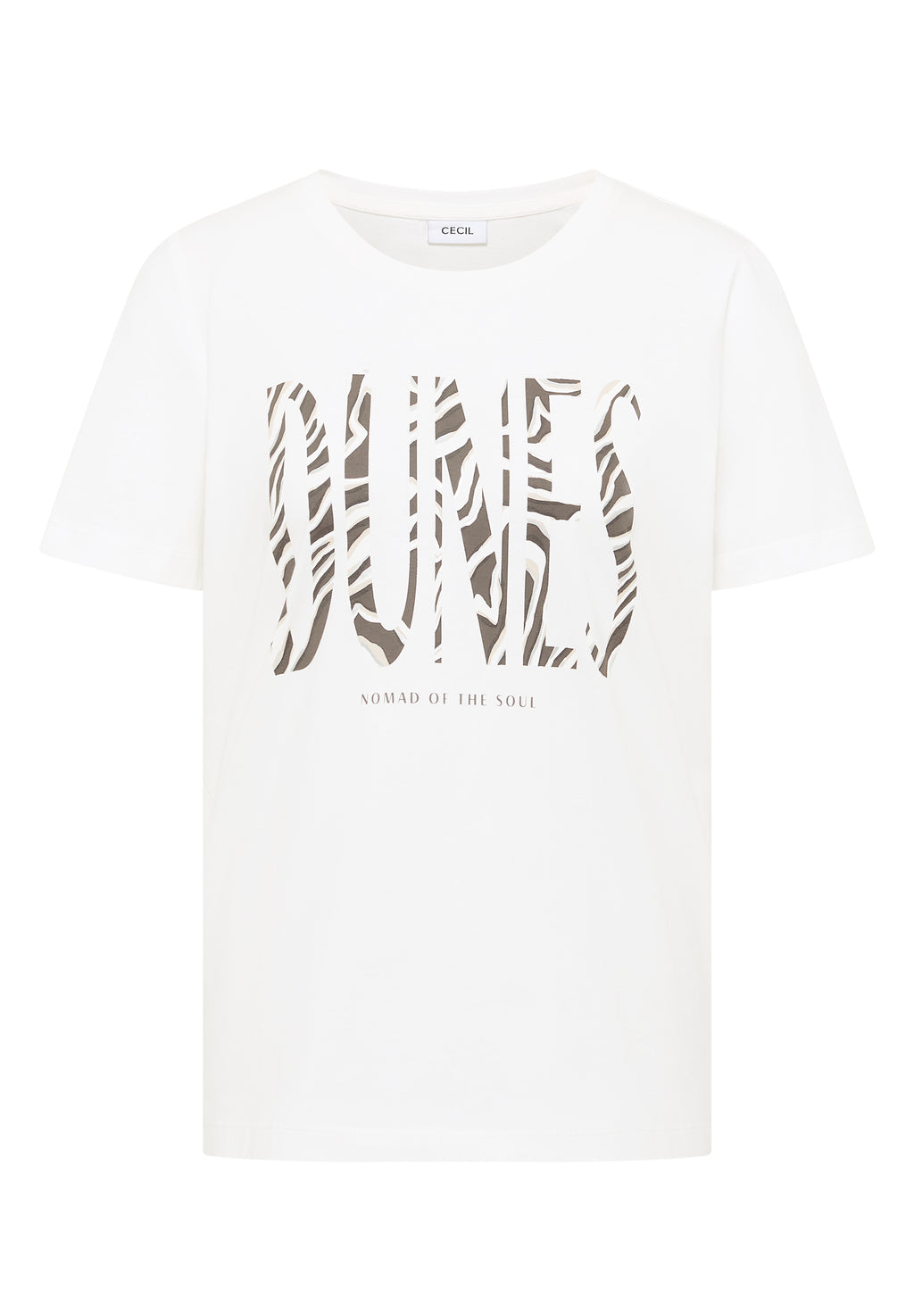 T-Shirt mit Rundhals und Frontprint